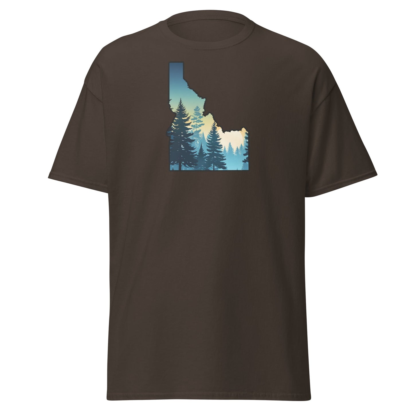 Idaho Sunset Forest Men's (Unisex) Classic Tee - Men's Shirts - Discovery Co.