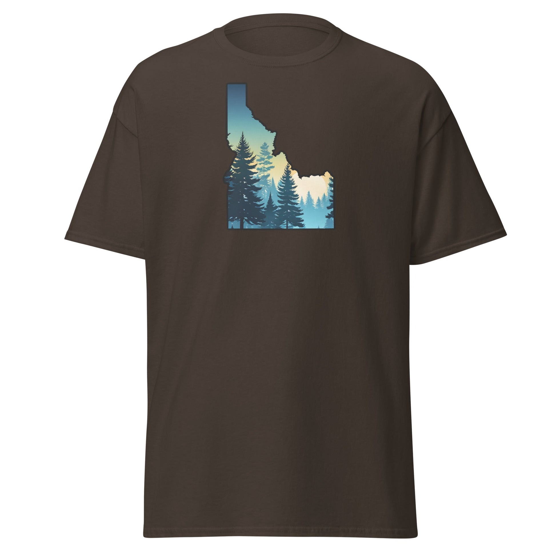 Idaho Sunset Forest Men's (Unisex) Classic Tee - Men's Shirts - Discovery Co.