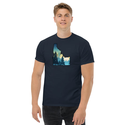 Idaho Sunset Forest Men's (Unisex) Classic Tee - Men's Shirts - Discovery Co.
