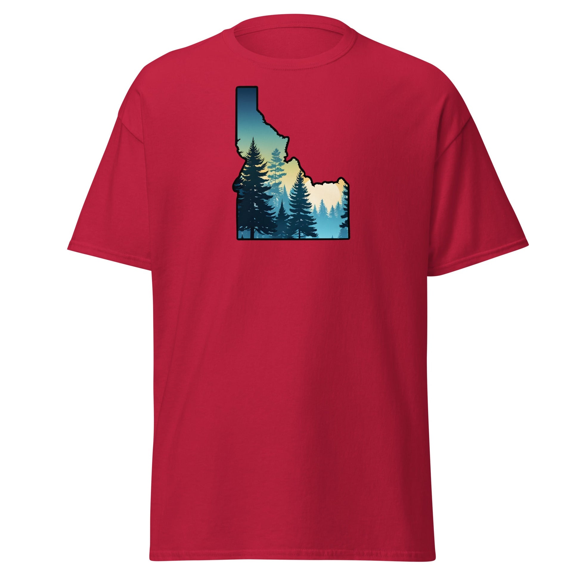 Idaho Sunset Forest Men's (Unisex) Classic Tee - Men's Shirts - Discovery Co.