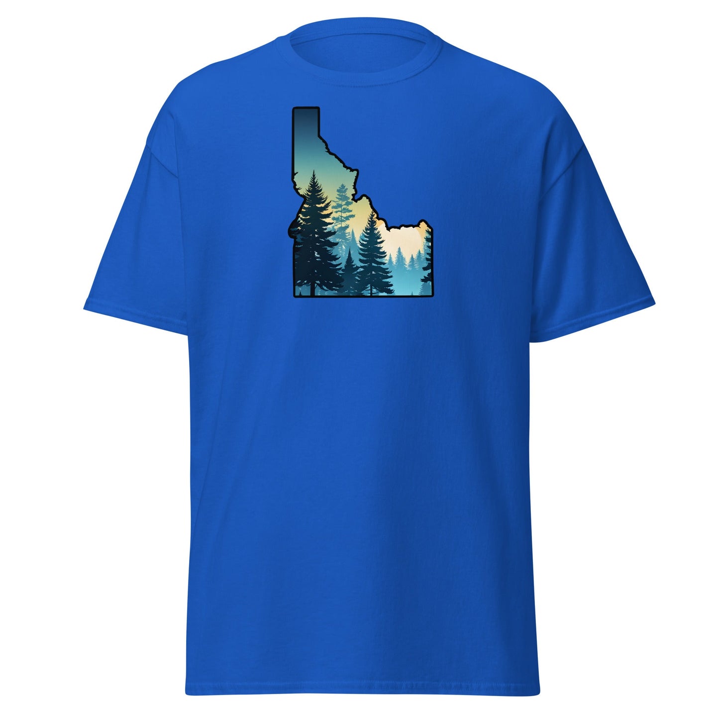 Idaho Sunset Forest Men's (Unisex) Classic Tee - Men's Shirts - Discovery Co.