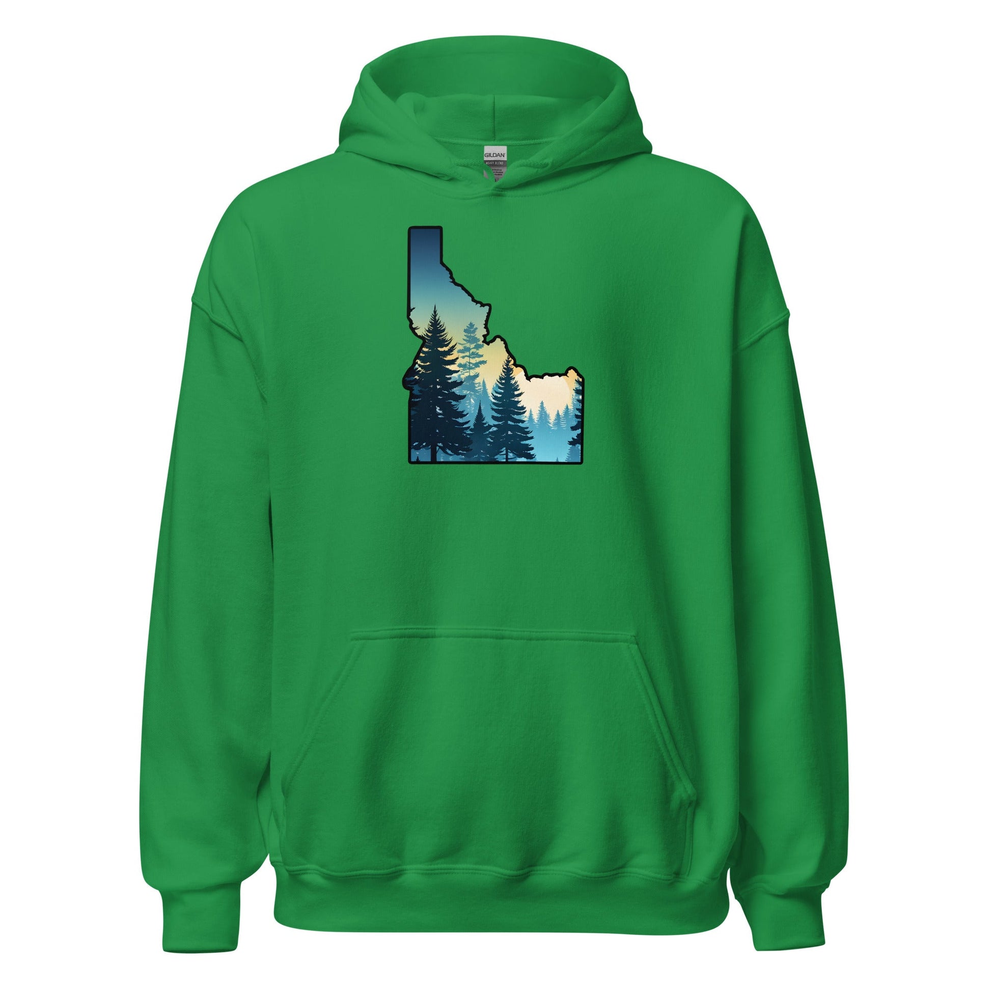 Idaho Sunset Forest Men's (Unisex) Hoodie - Hoodies - Discovery Co.