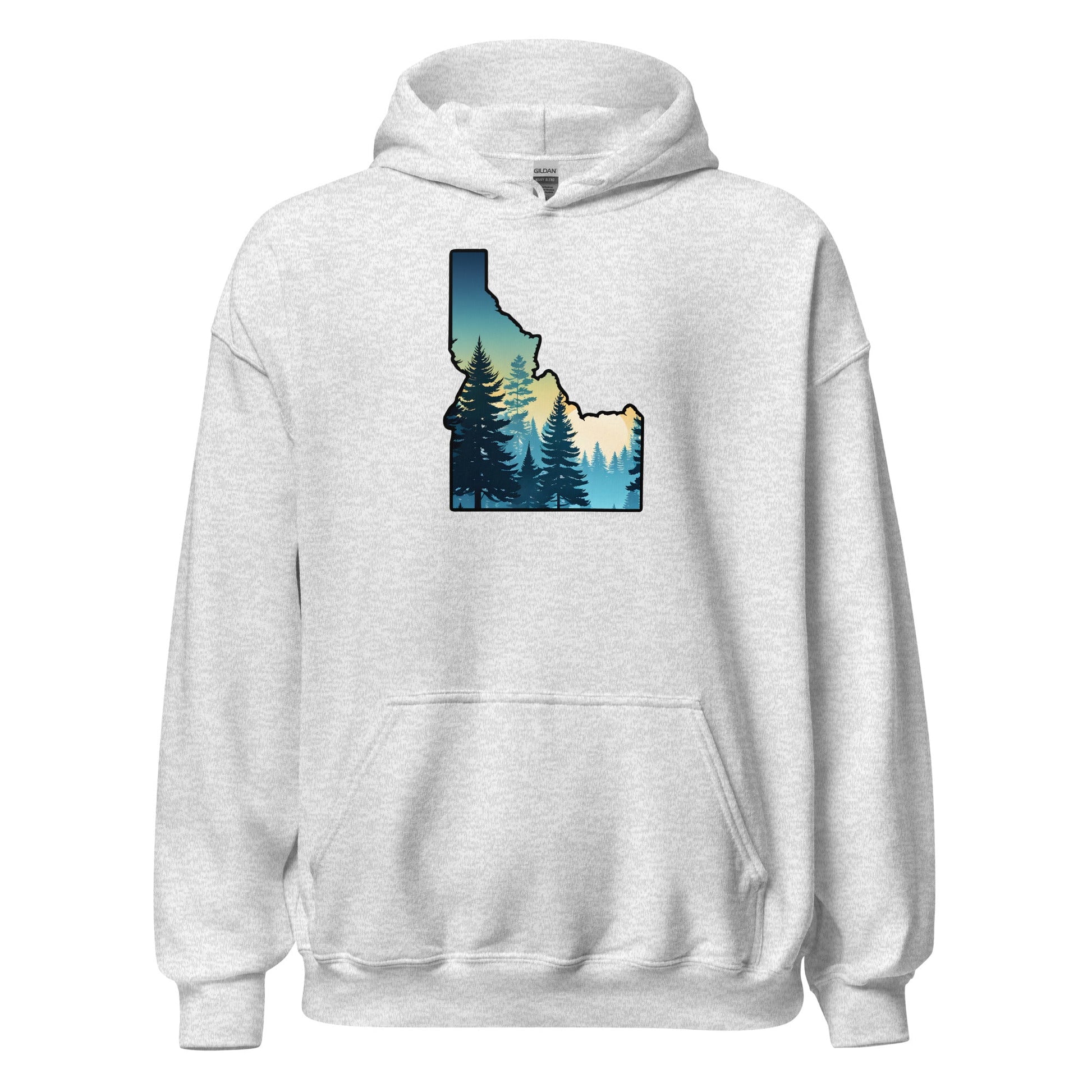 Idaho Sunset Forest Men's (Unisex) Hoodie - Hoodies - Discovery Co.