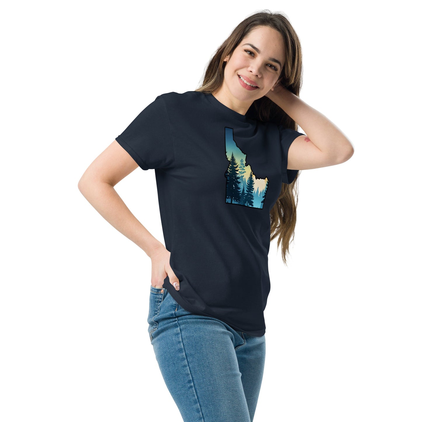 Idaho Sunset Forest Women's (Unisex) Classic Tee - Women's Shirts - Discovery Co.