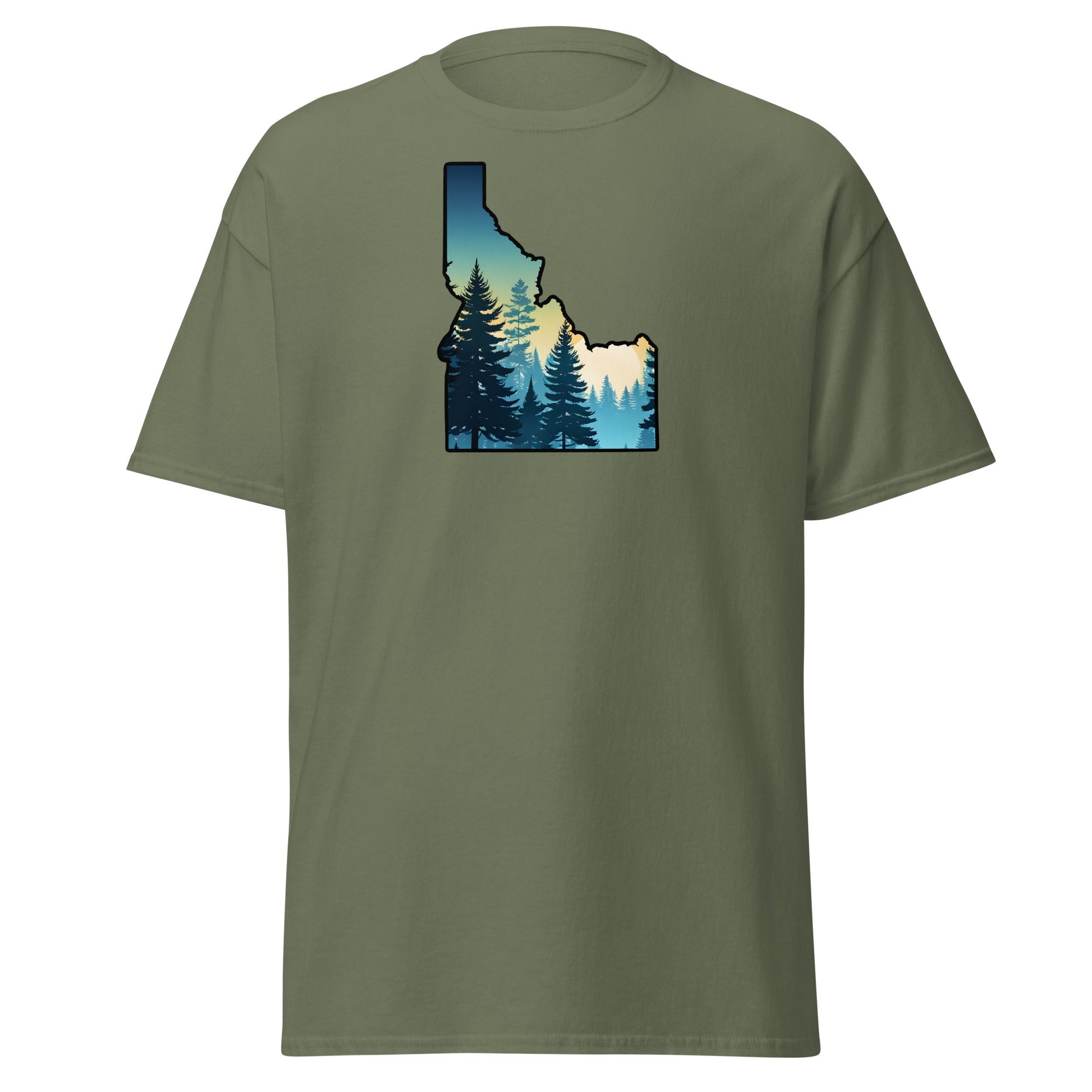Idaho Sunset Forest Women's (Unisex) Classic Tee - Women's Shirts - Discovery Co.