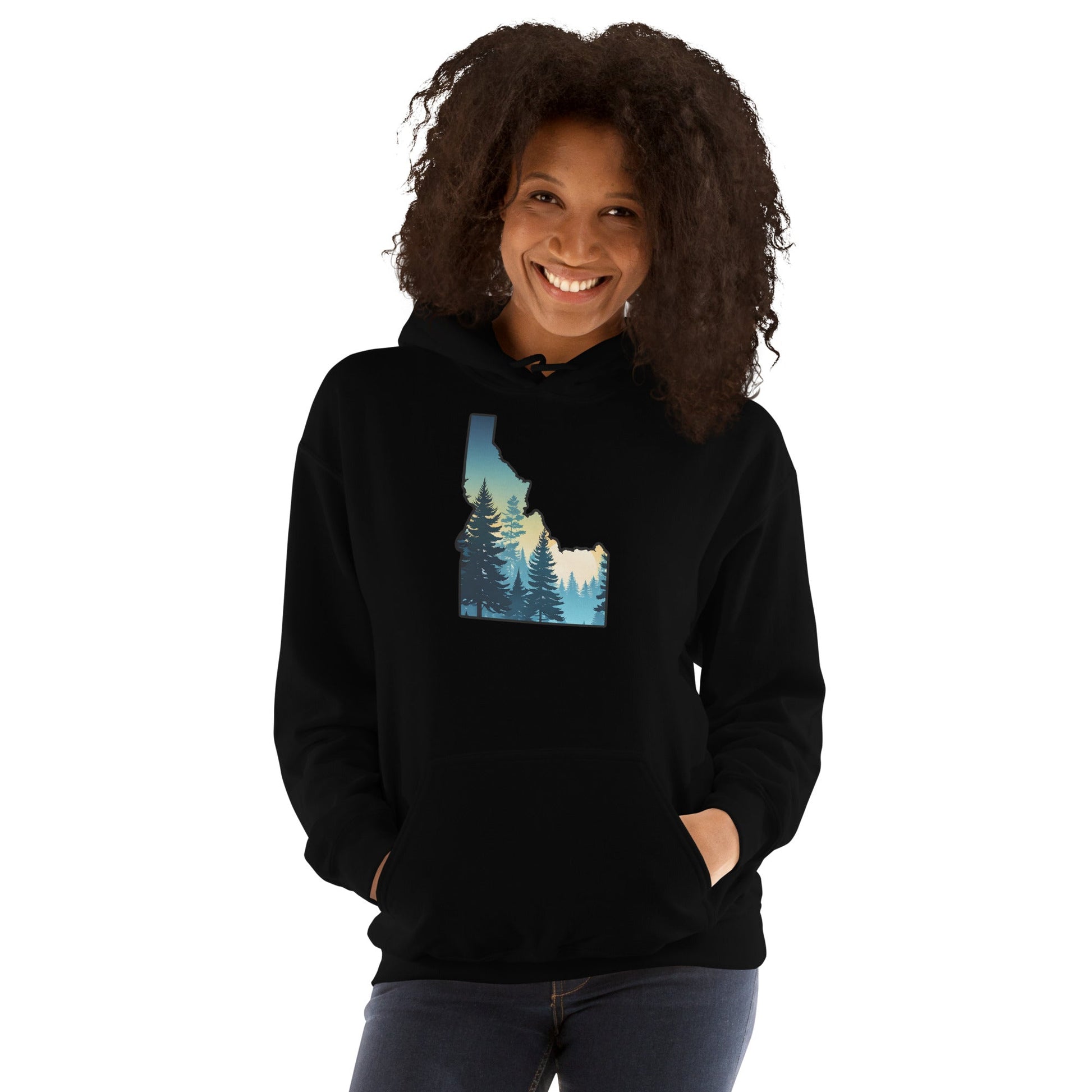 Idaho Sunset Forest Women's (Unisex) Hoodie - Hoodies - Discovery Co.