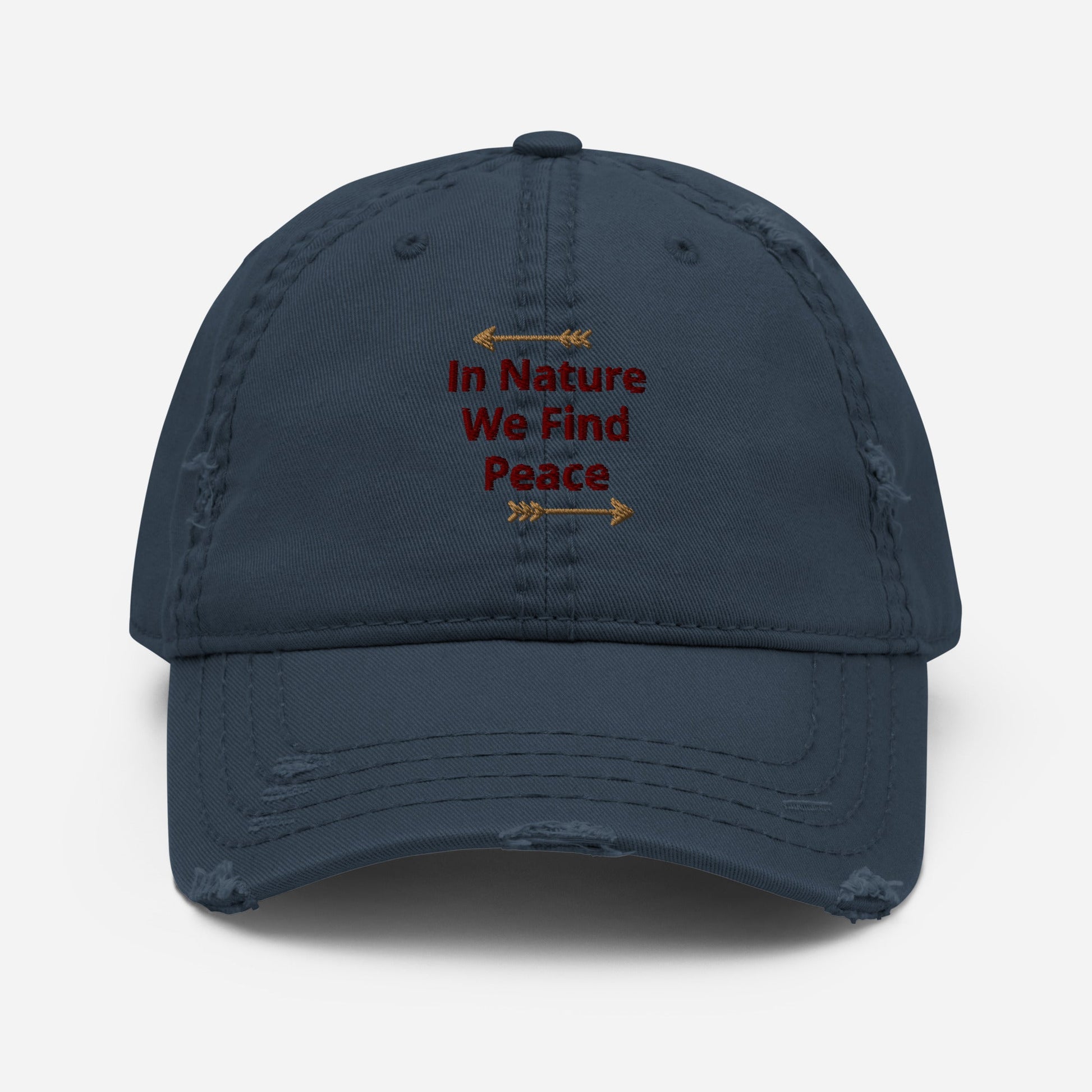 In Nature We Find Peace Distressed Hat - Hats - Discovery Co.