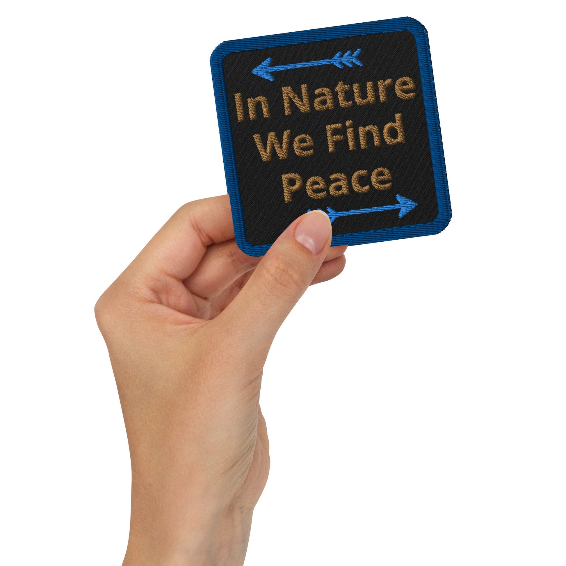 In Nature We Find Peace Embroidered Patches - Embroidered Patches - Discovery Co.