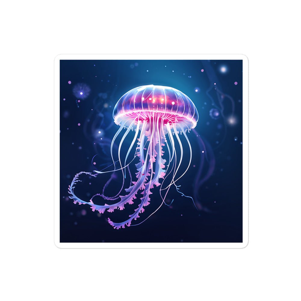 Jellyfish Bubble-free stickers - Stickers - Discovery Co.