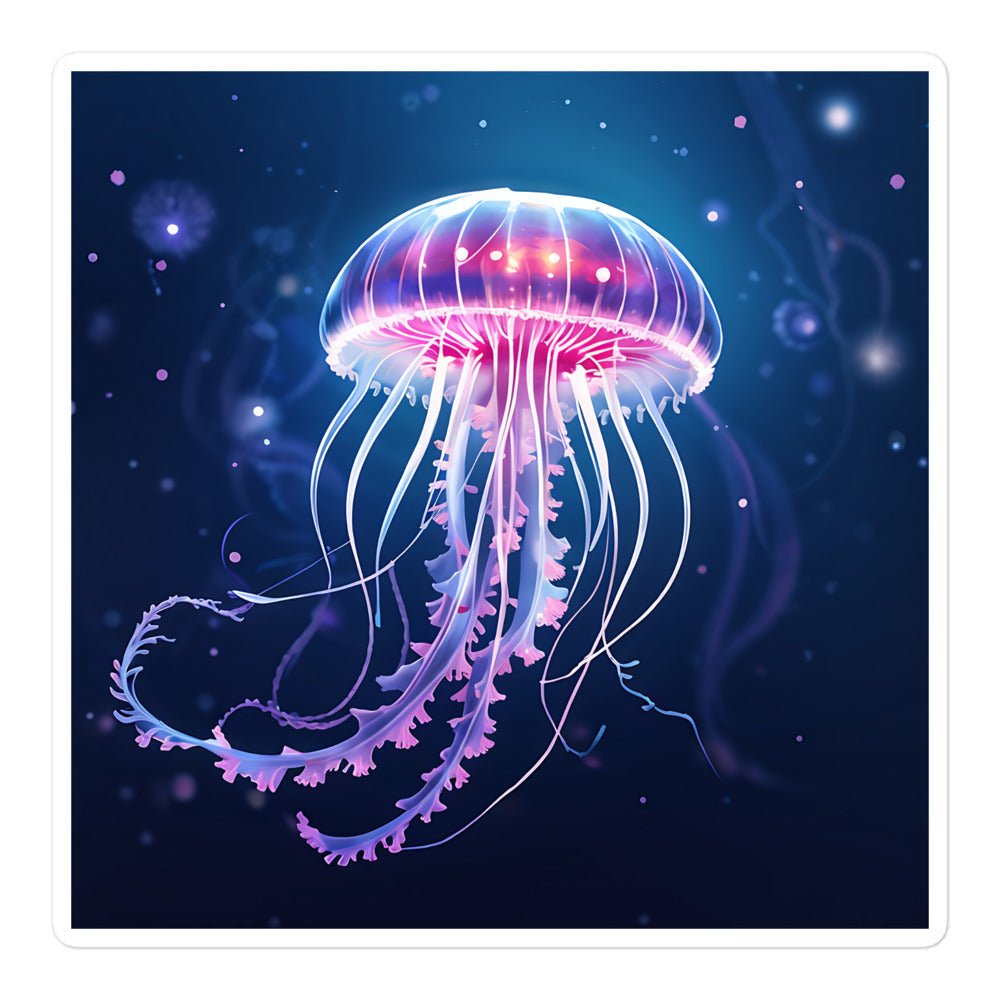 Jellyfish Bubble-free stickers - Stickers - Discovery Co.