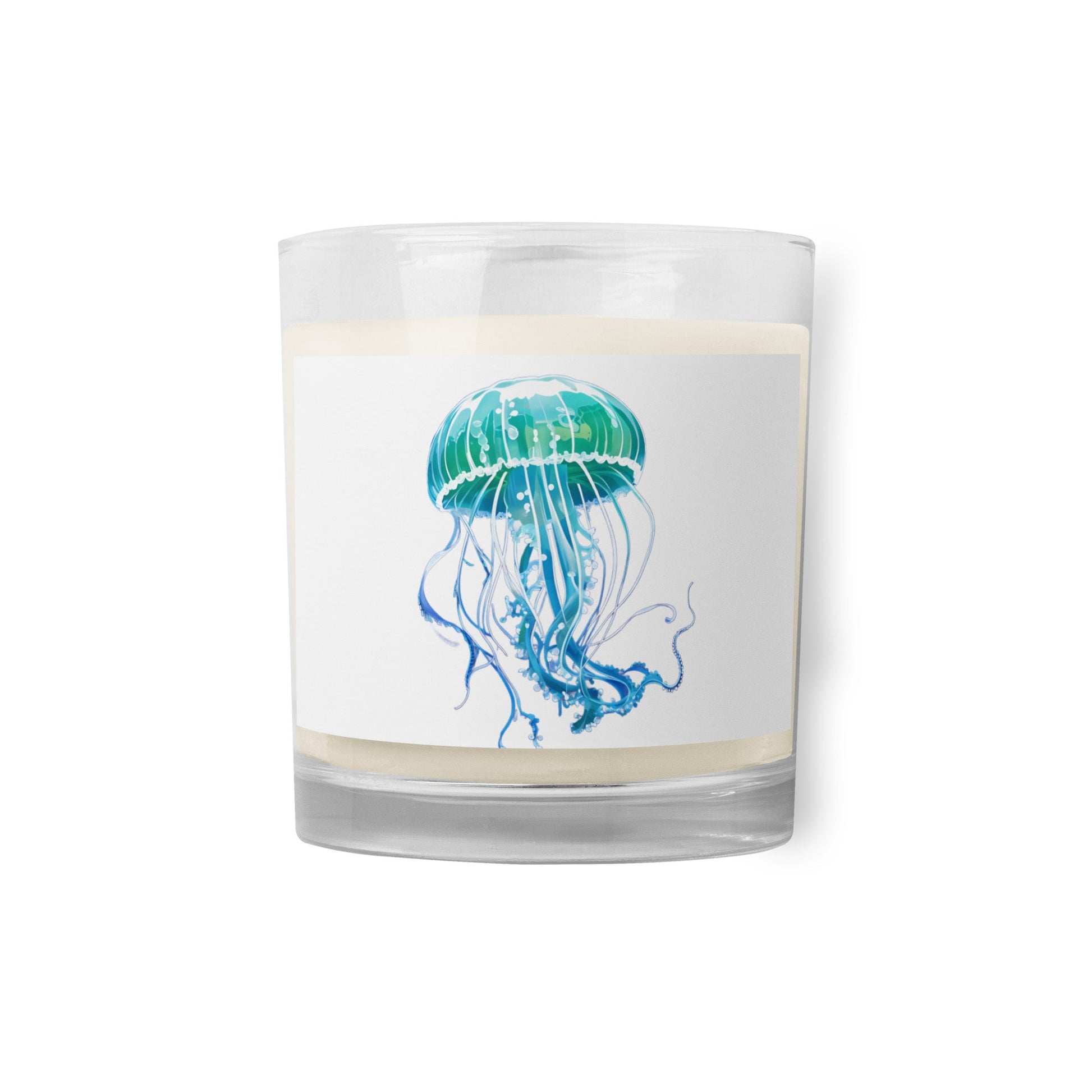 Jellyfish Glass Jar Soy Wax Candle - Candles - Discovery Co.