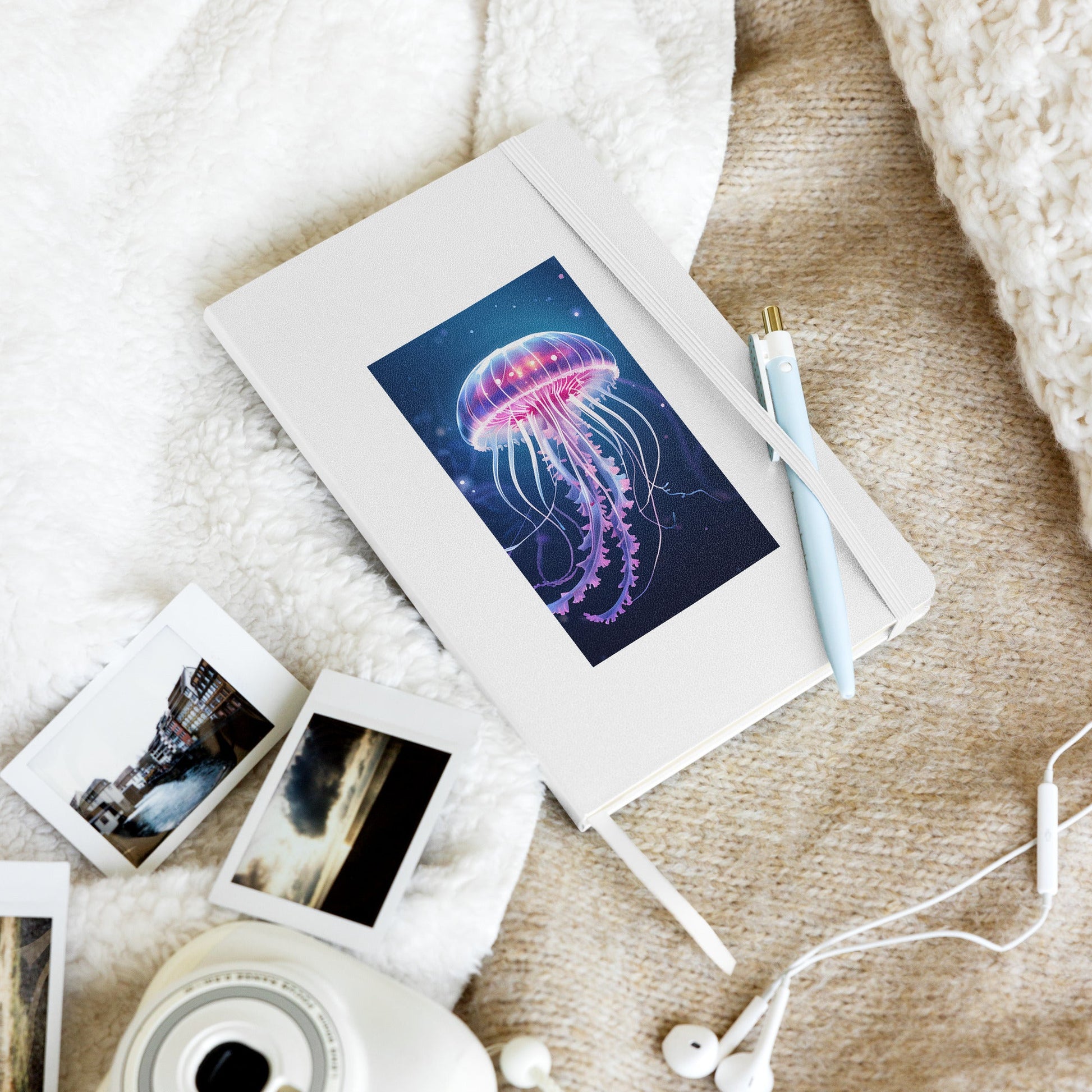 Jellyfish Hardcover Bound Notebook - Hardcover Bound Notebooks - Discovery Co.