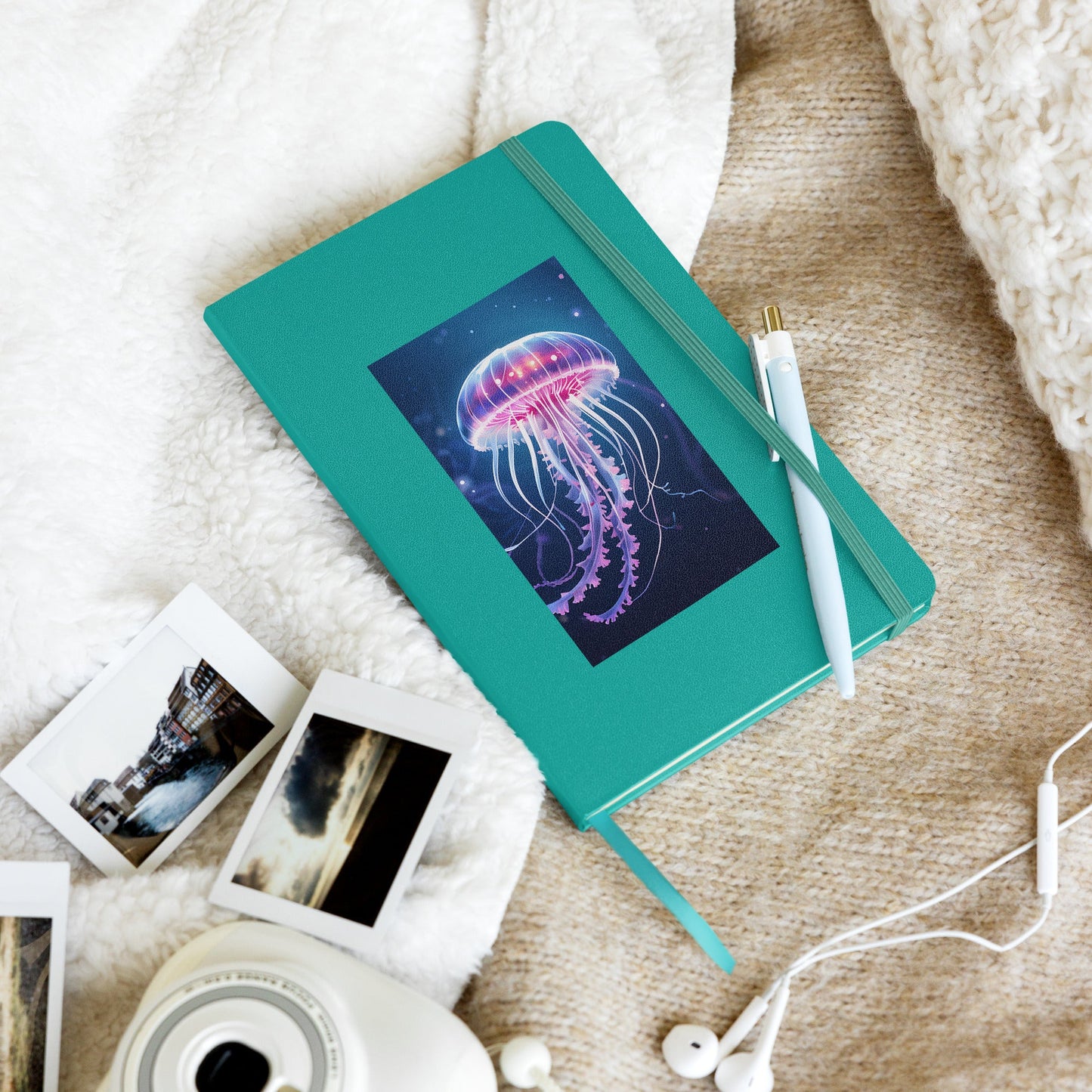 Jellyfish Hardcover Bound Notebook - Hardcover Bound Notebooks - Discovery Co.