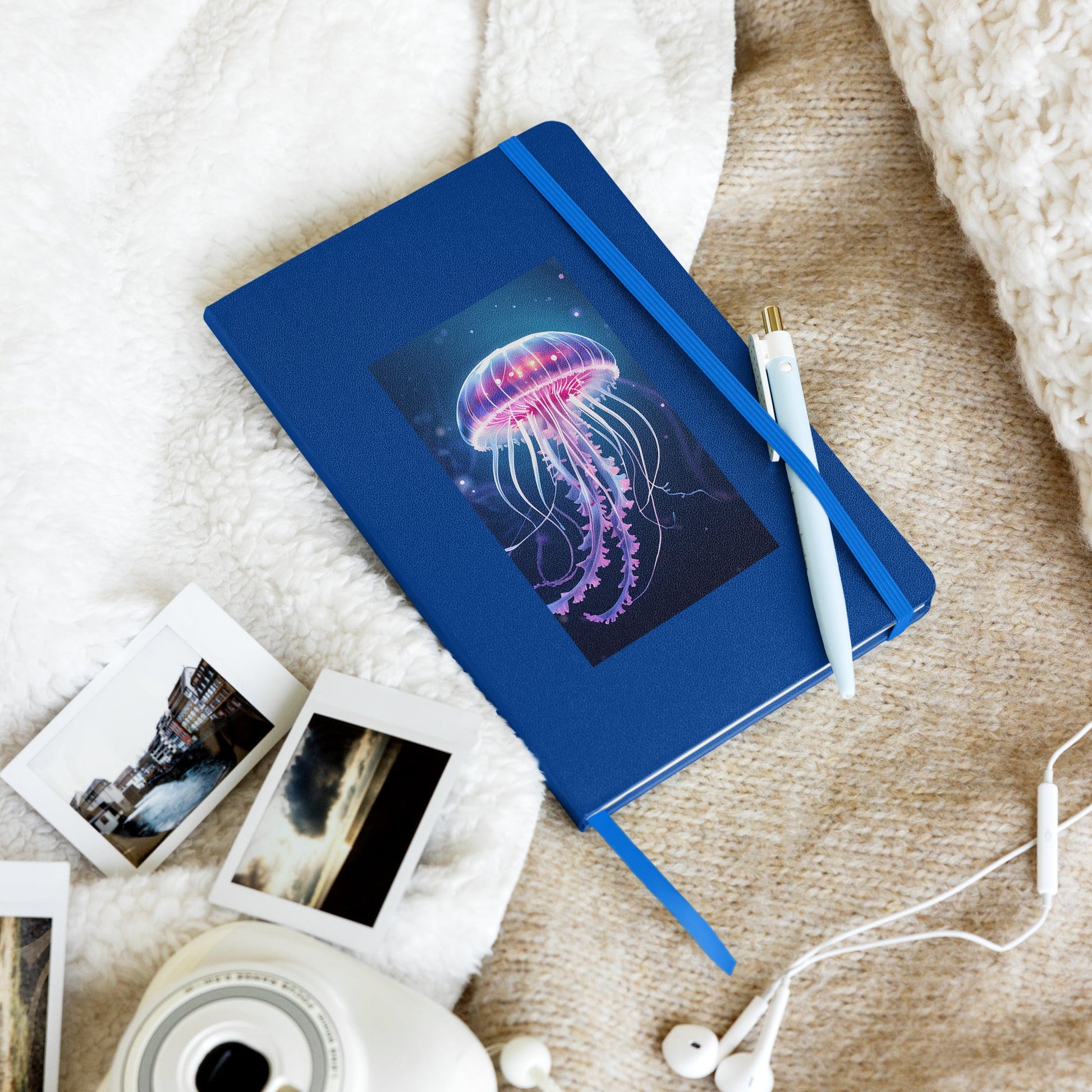 Jellyfish Hardcover Bound Notebook - Hardcover Bound Notebooks - Discovery Co.