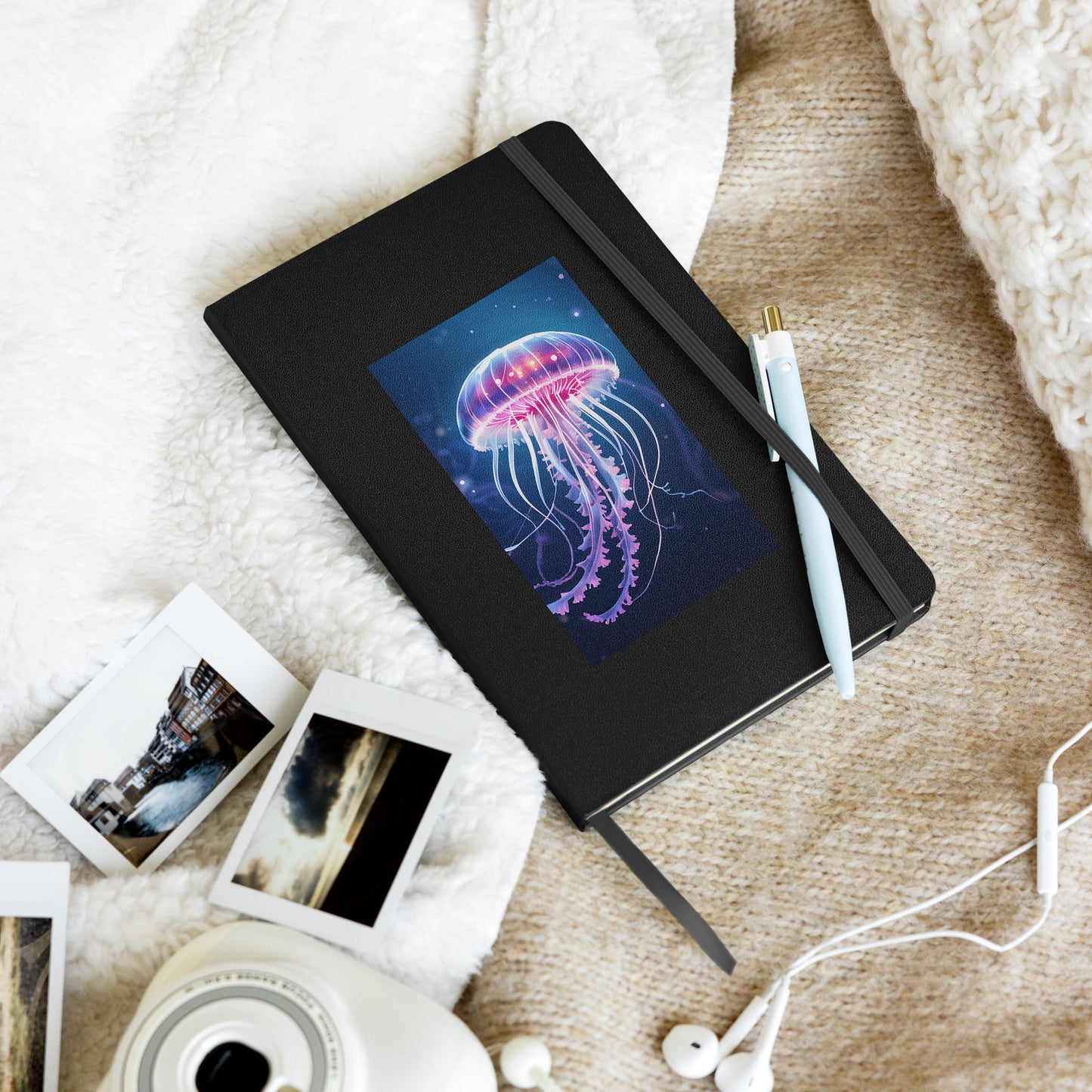 Jellyfish Hardcover Bound Notebook - Hardcover Bound Notebooks - Discovery Co.