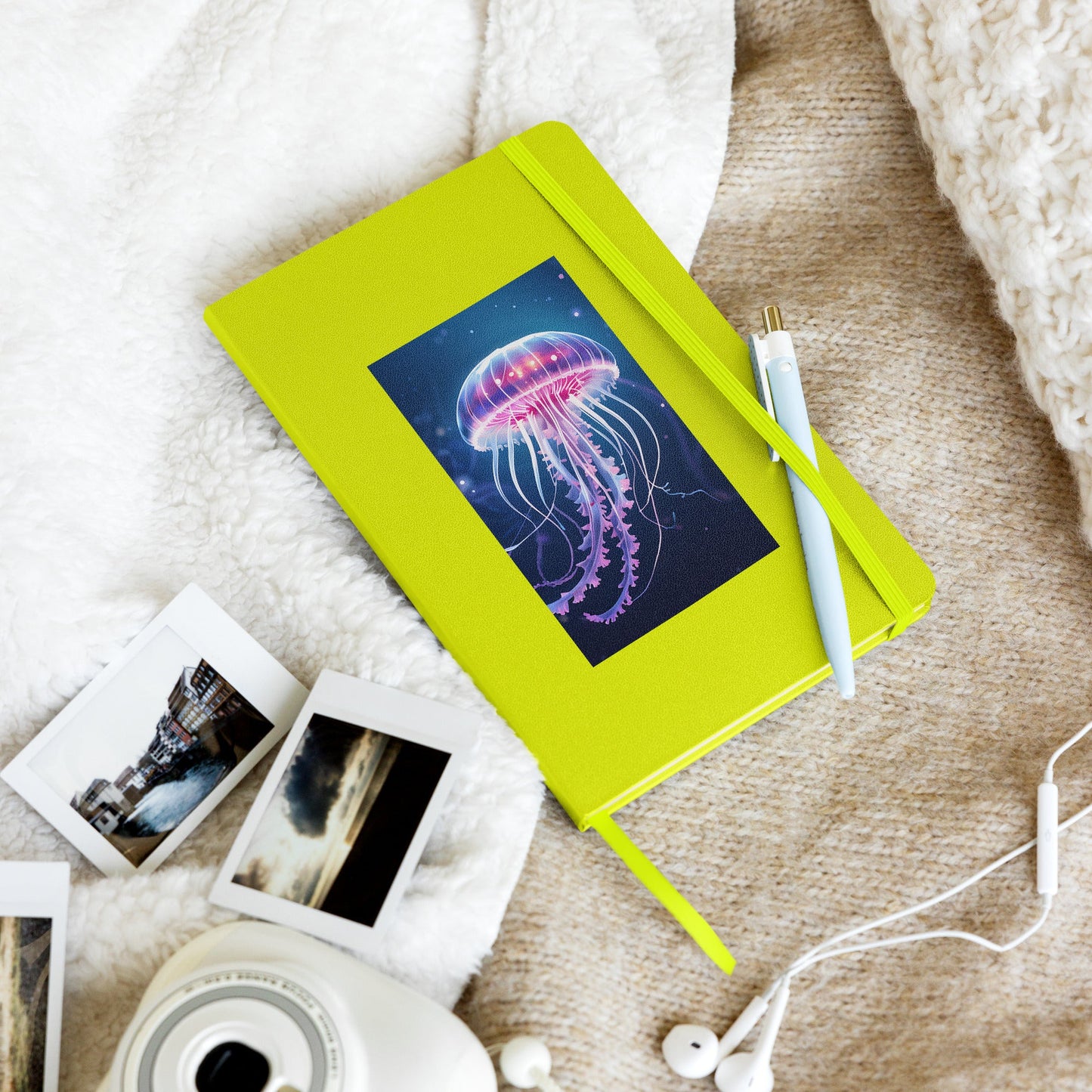 Jellyfish Hardcover Bound Notebook - Hardcover Bound Notebooks - Discovery Co.