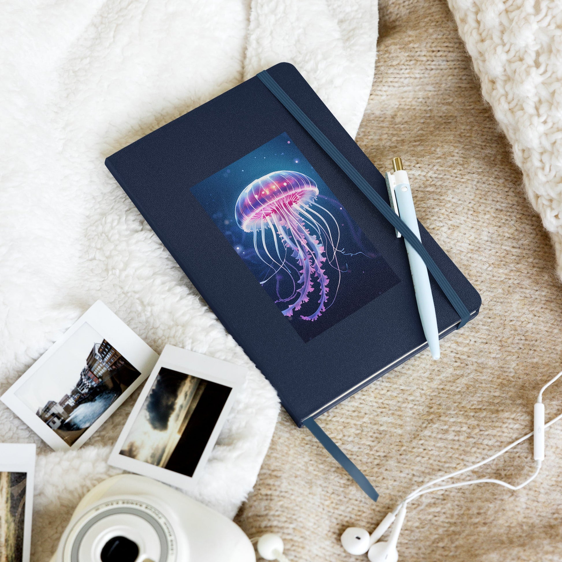 Jellyfish Hardcover Bound Notebook - Hardcover Bound Notebooks - Discovery Co.