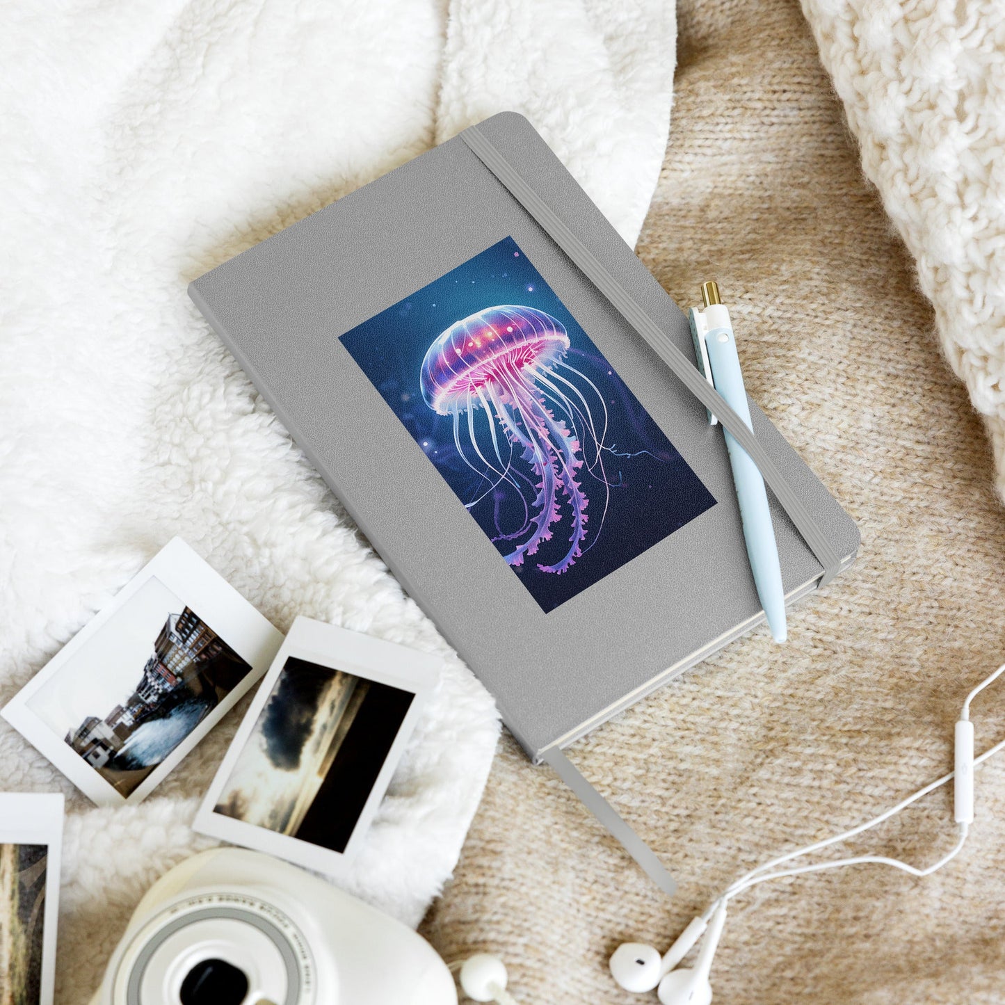 Jellyfish Hardcover Bound Notebook - Hardcover Bound Notebooks - Discovery Co.