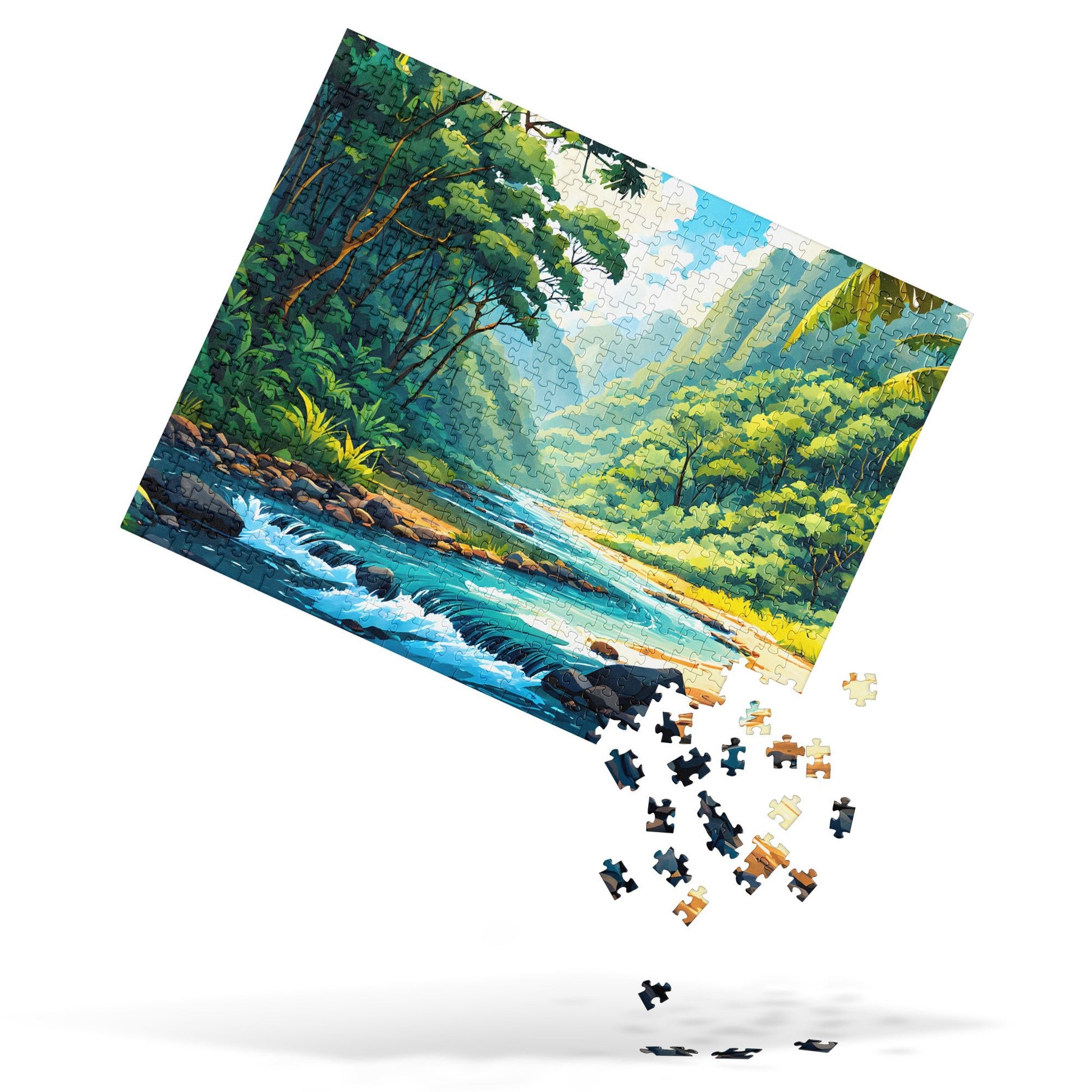 Jungle River II Jigsaw Puzzle - Puzzle - Discovery Co.