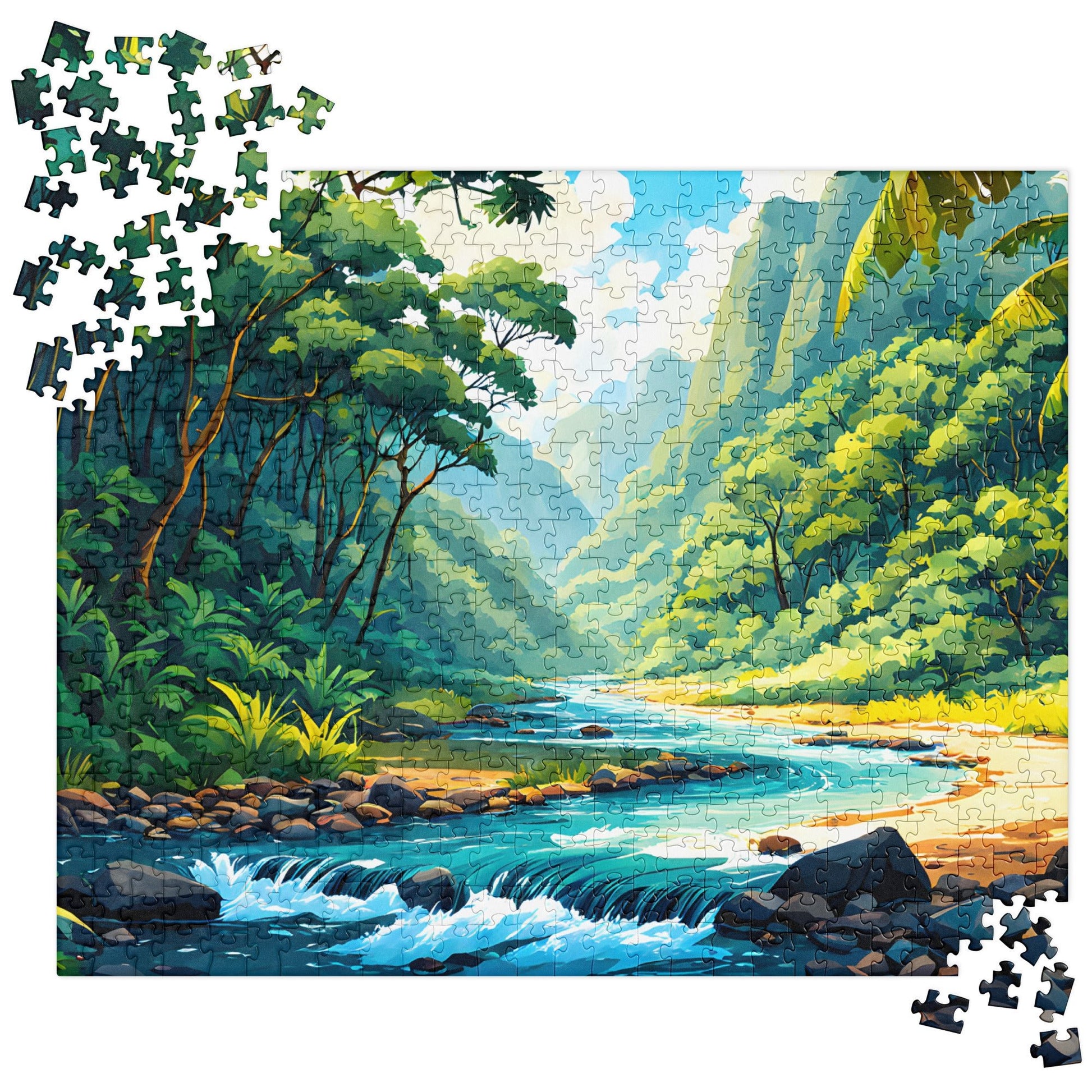 Jungle River II Jigsaw Puzzle - Puzzle - Discovery Co.