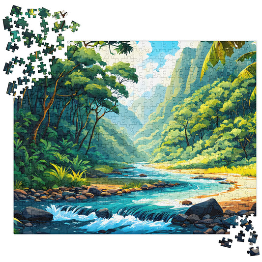 Jungle River II Jigsaw Puzzle - Puzzle - Discovery Co.