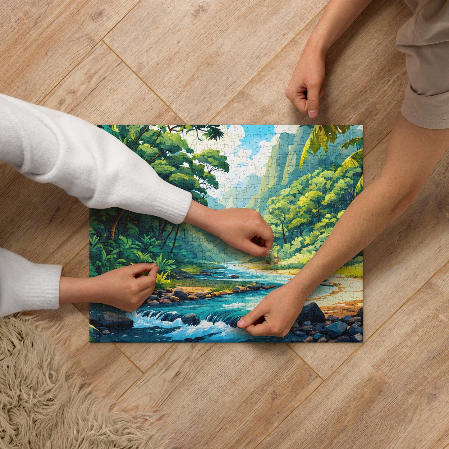Jungle River II Jigsaw Puzzle - Puzzle - Discovery Co.