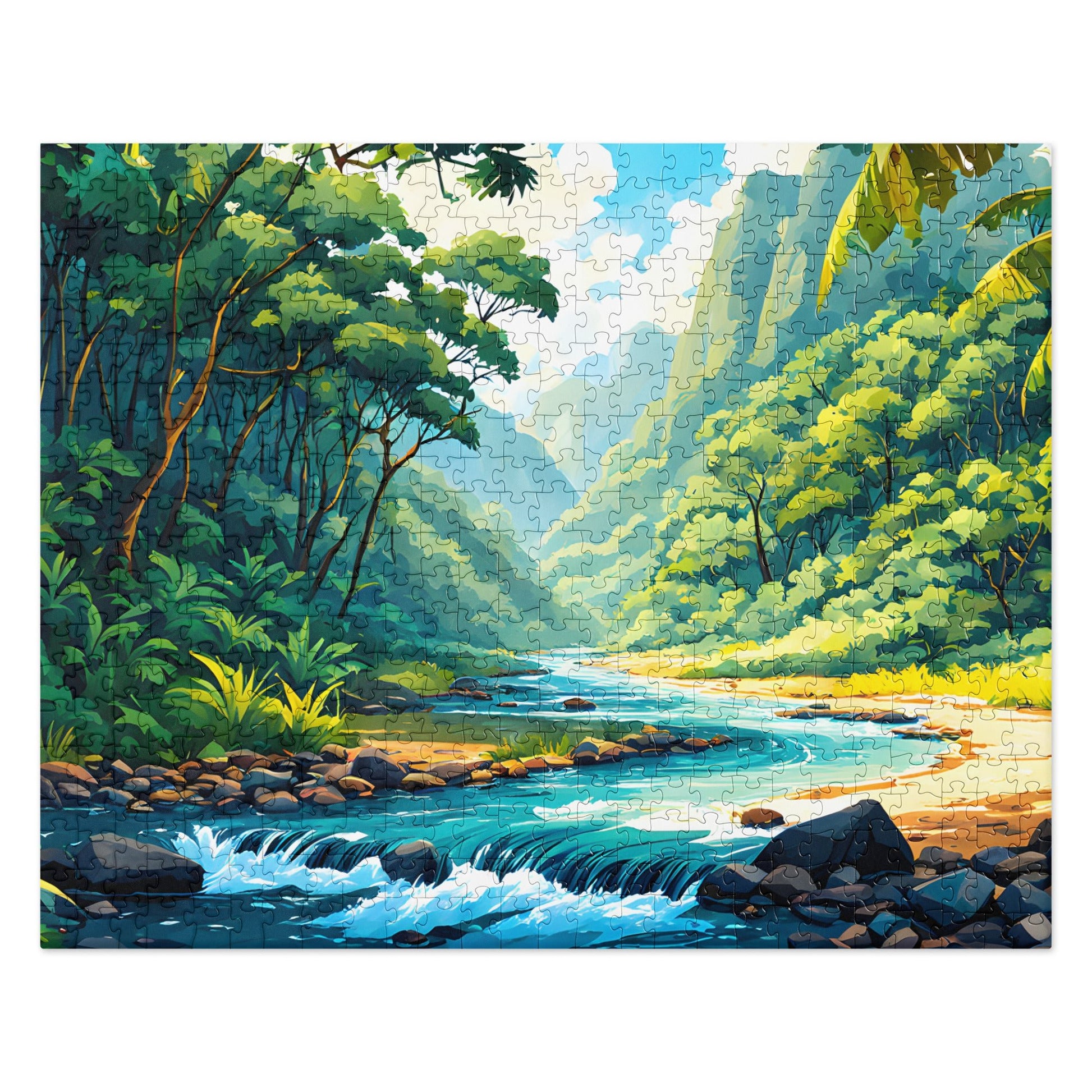 Jungle River II Jigsaw Puzzle - Puzzle - Discovery Co.