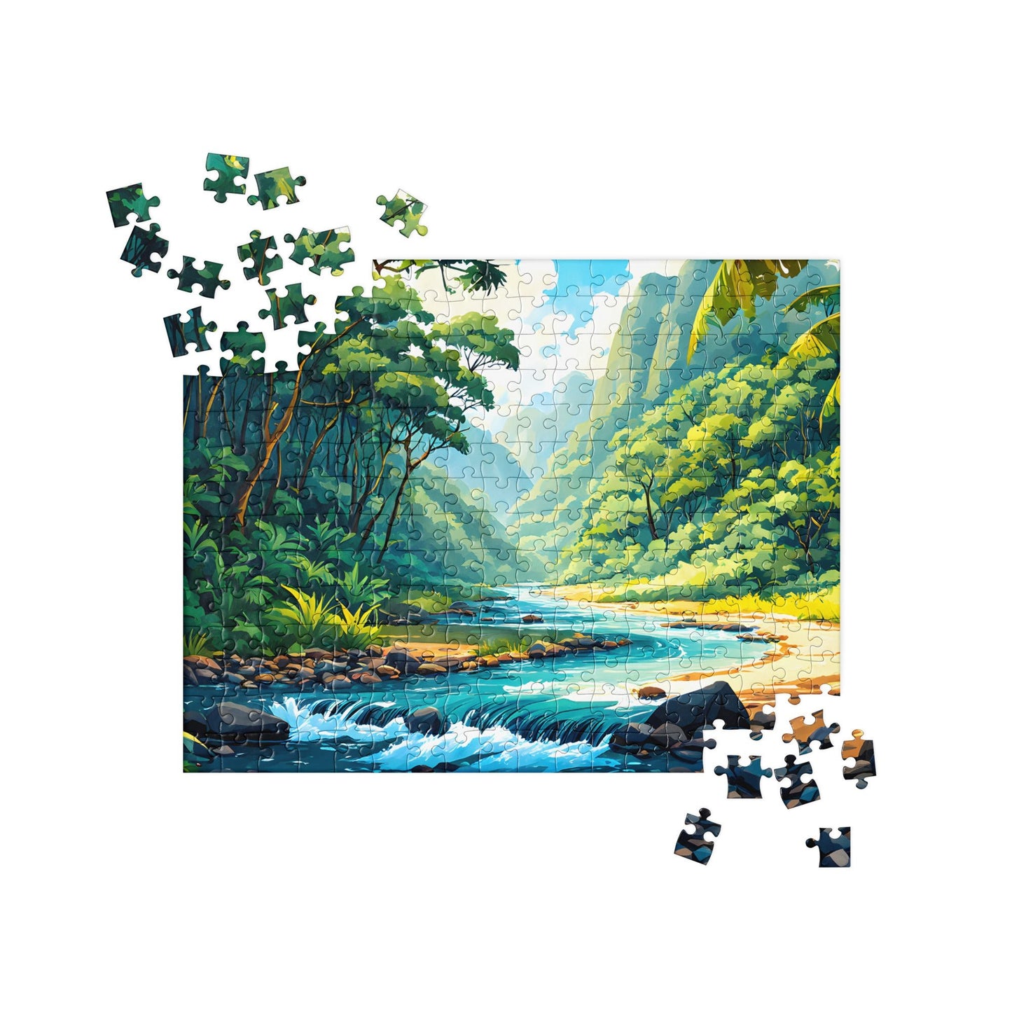 Jungle River II Jigsaw Puzzle - Puzzle - Discovery Co.