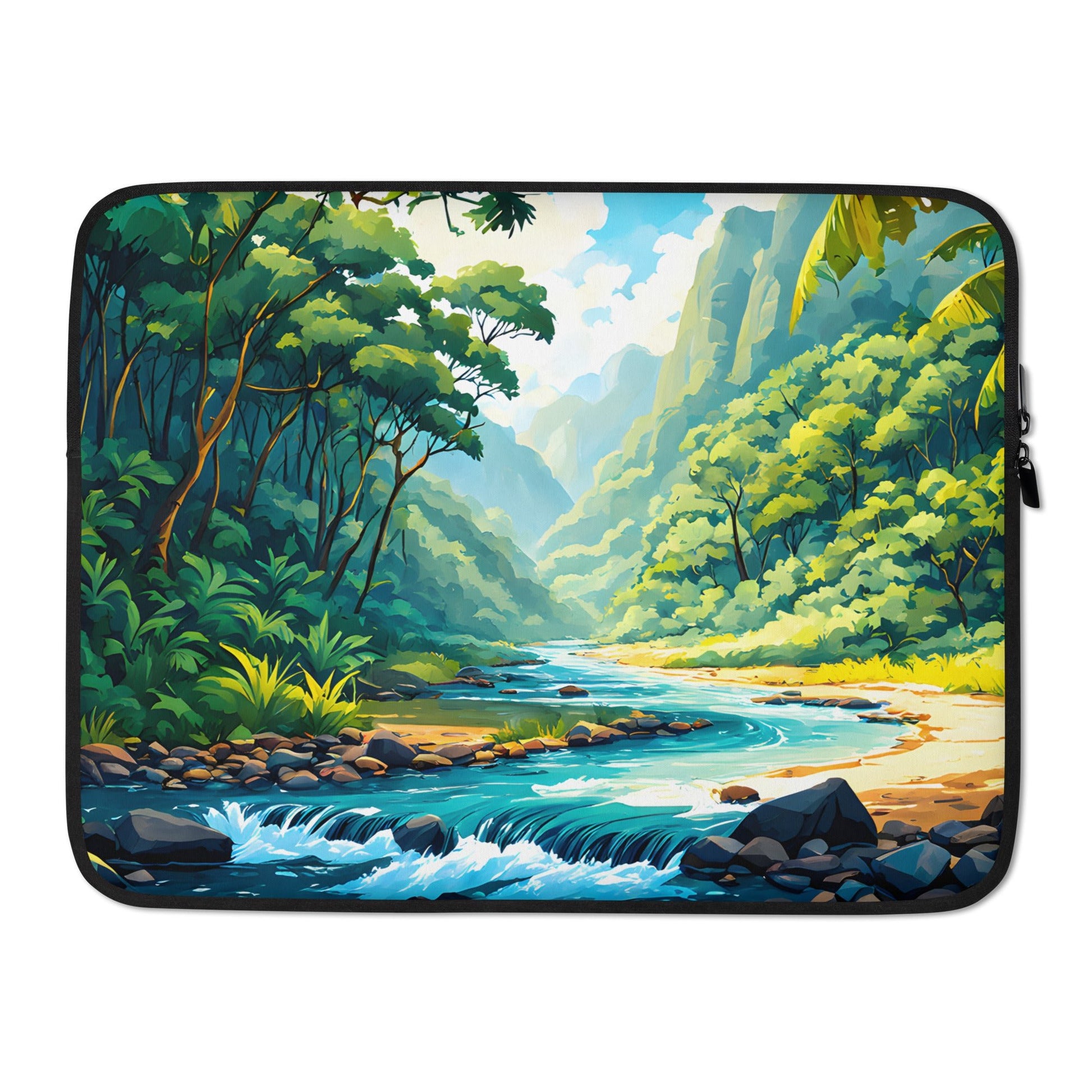 Jungle River II Laptop Sleeve - Laptop Cases - Discovery Co.