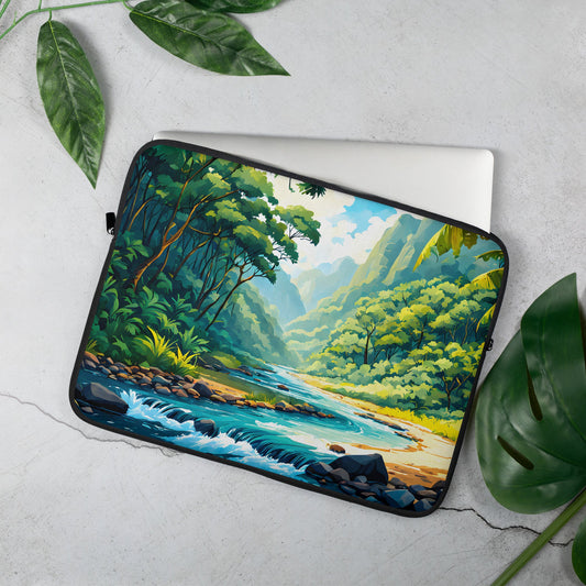 Jungle River II Laptop Sleeve - Laptop Cases - Discovery Co.