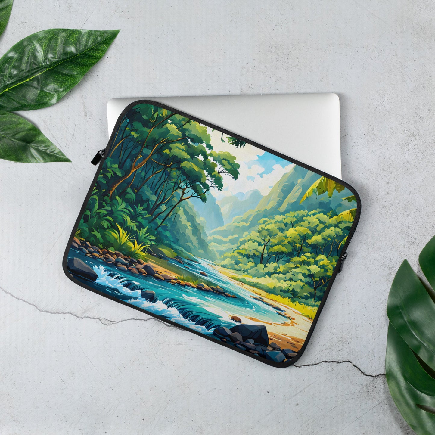 Jungle River II Laptop Sleeve - Laptop Cases - Discovery Co.
