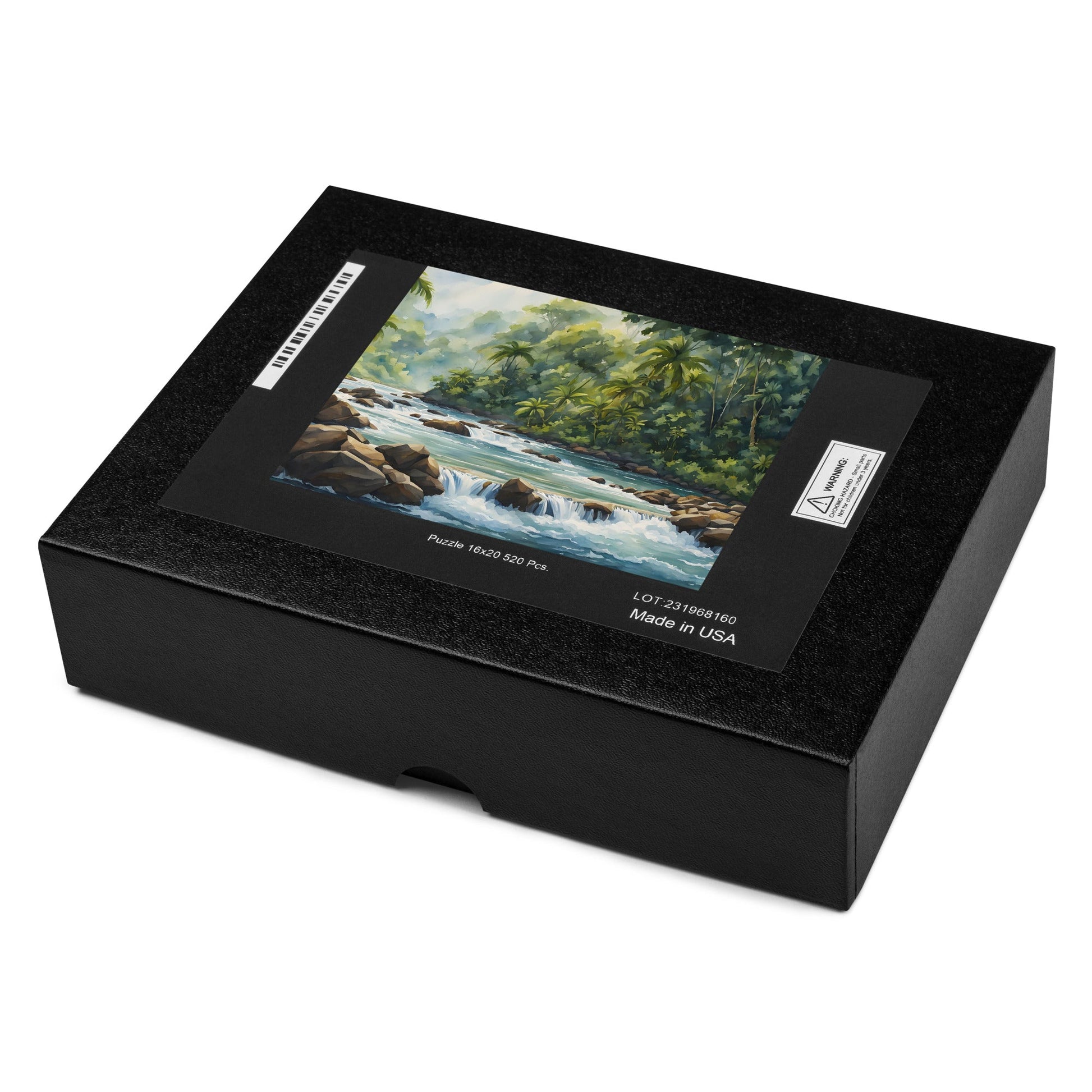 Jungle River Watercolor Jigsaw Puzzle - Puzzle - Discovery Co.