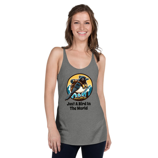 Just A Bird In The Word Women's Racerback Tank - Women's Shirts - Discovery Co.
