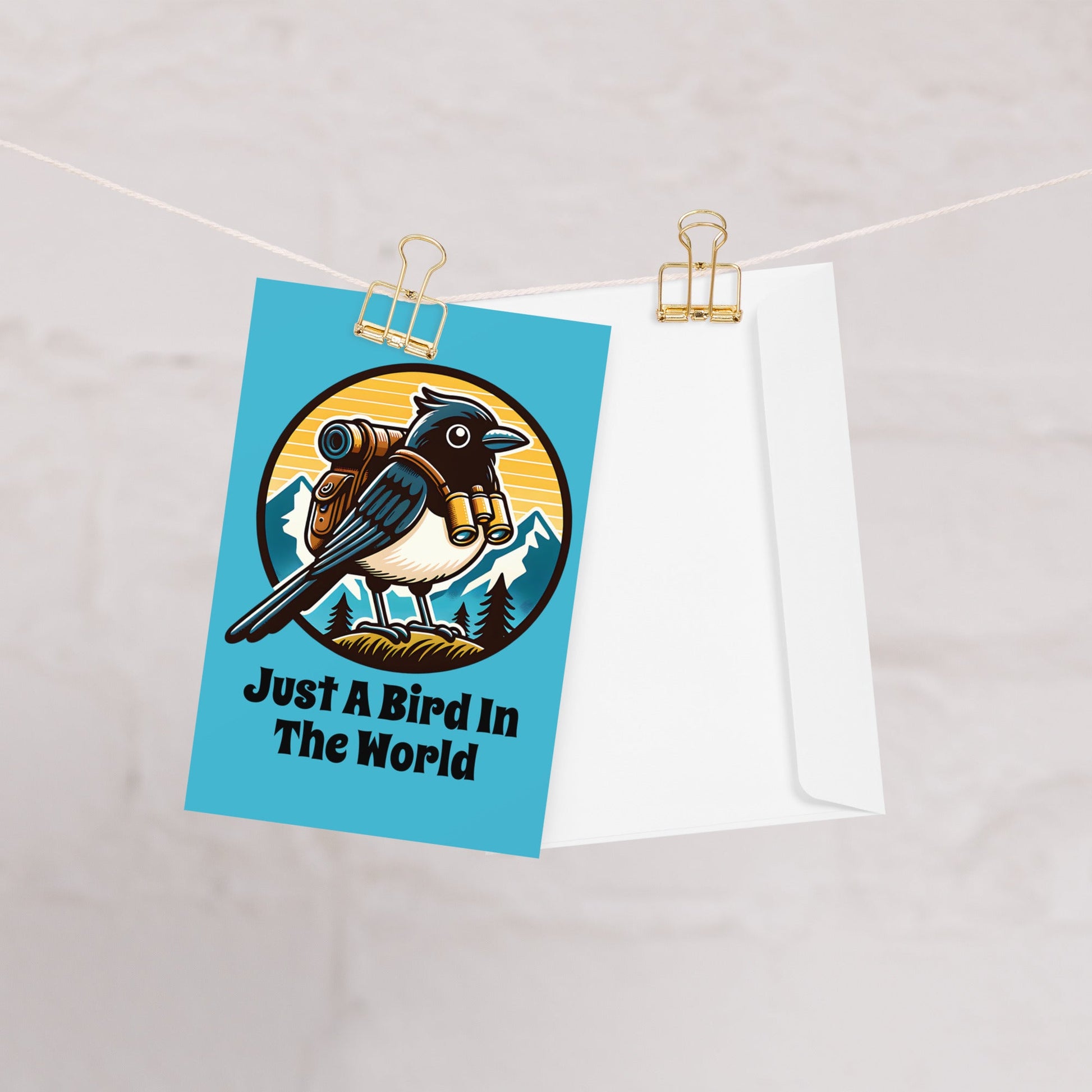 Just A Bird In The World Greeting Card - Greeting Card - Discovery Co.