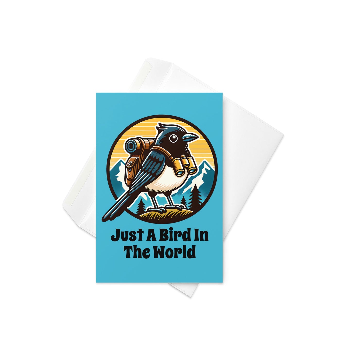 Just A Bird In The World Greeting Card - Greeting Card - Discovery Co.