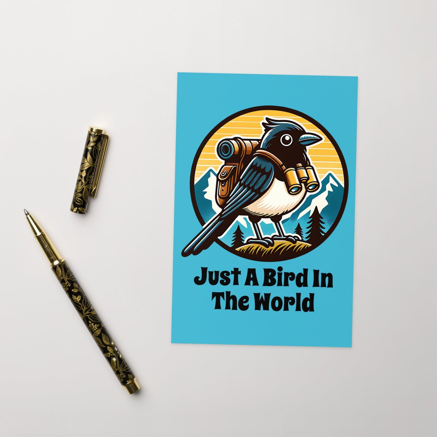 Just A Bird In The World Greeting Card - Greeting Card - Discovery Co.