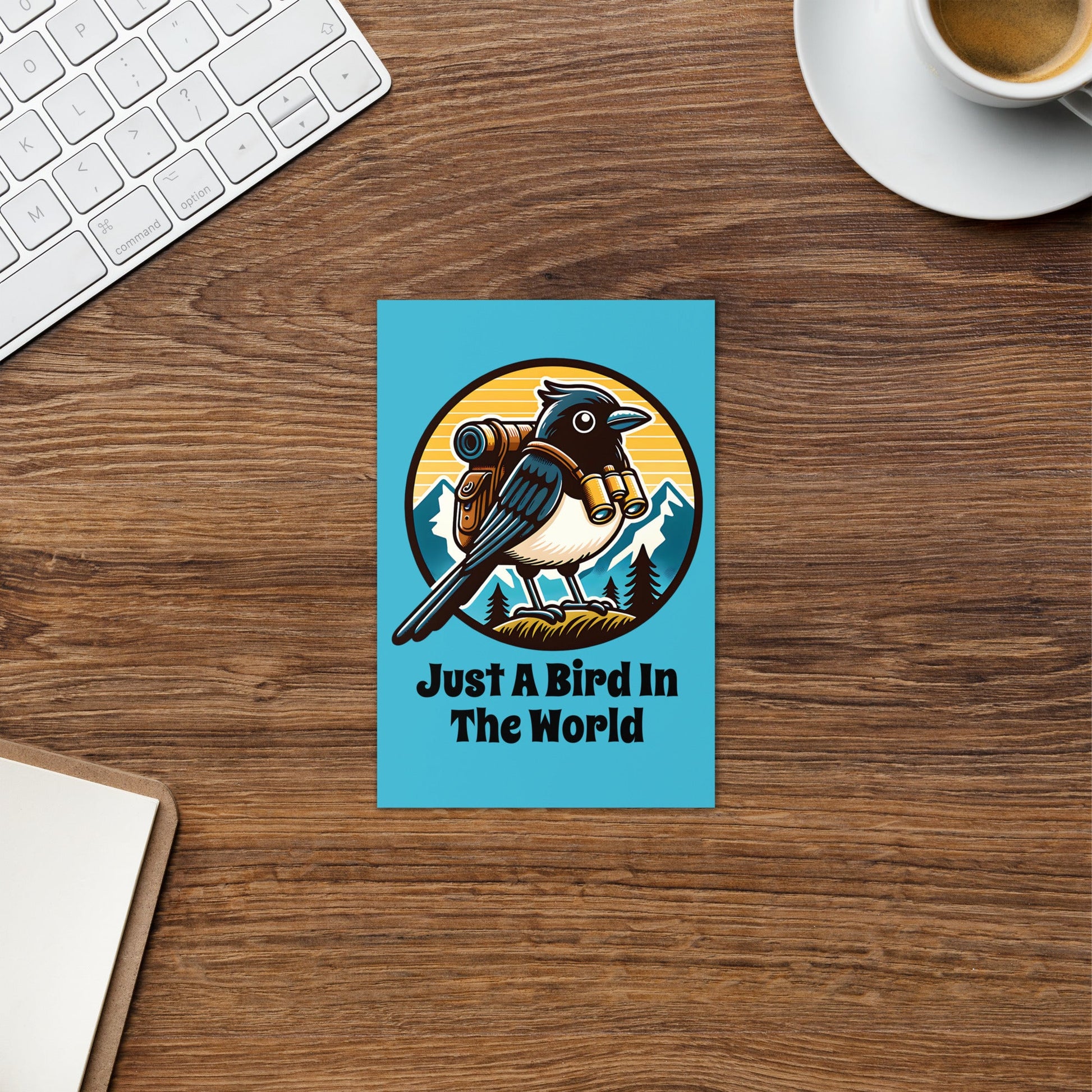 Just A Bird In The World Greeting Card - Greeting Card - Discovery Co.