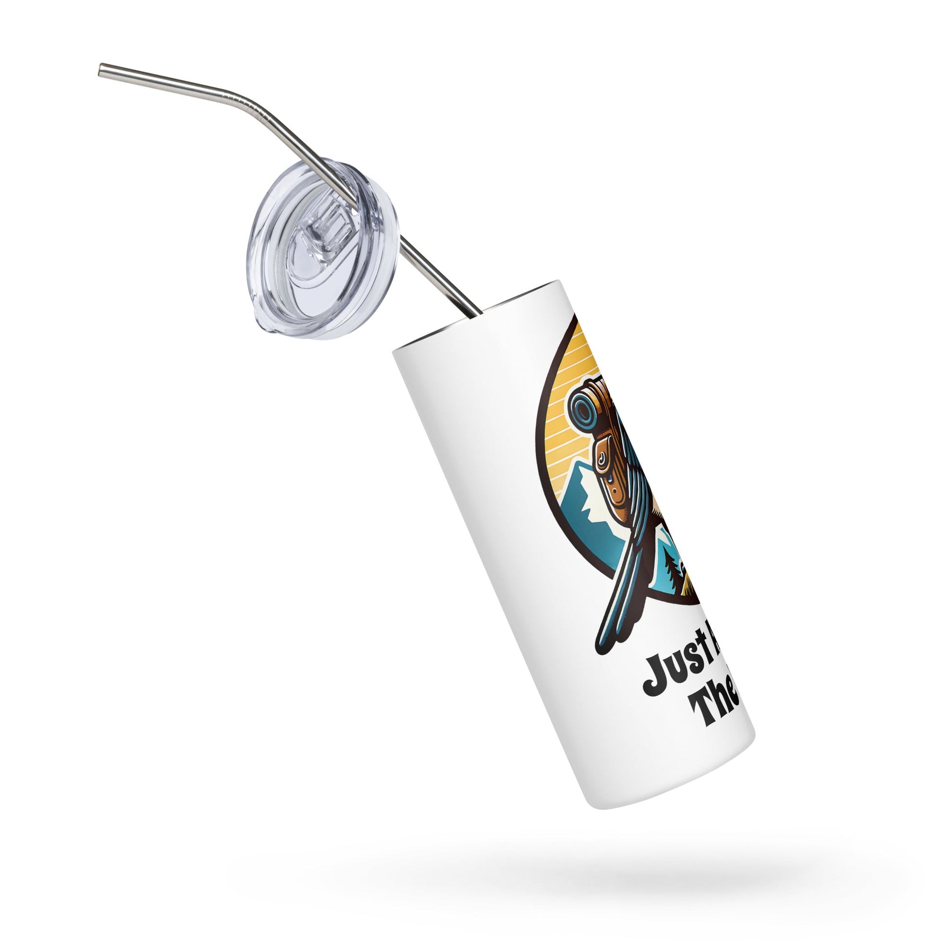 Just A Bird In The World Stainless Steel Tumbler - Steel Tumbler - Discovery Co.