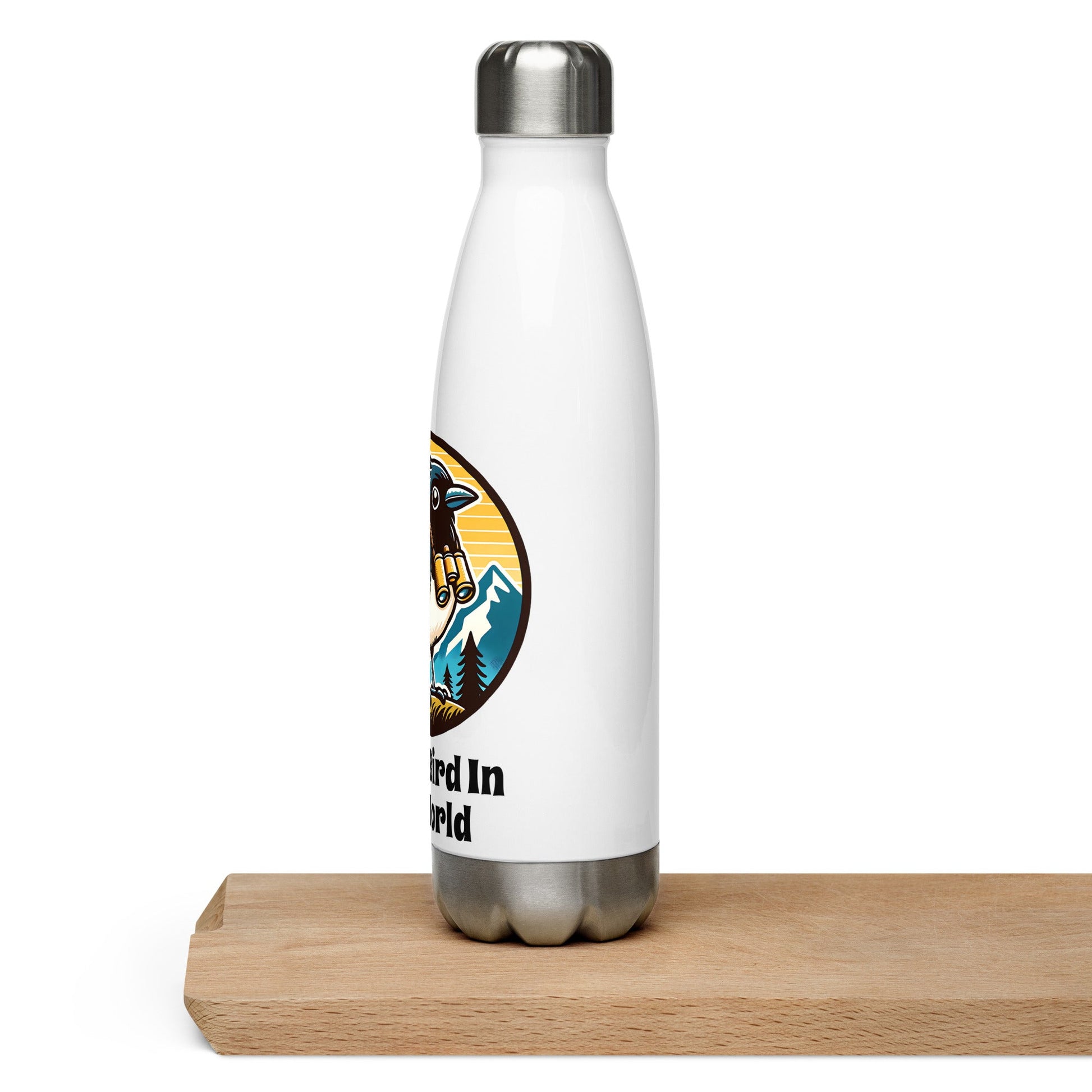 Just A Bird In The World Stainless Steel Water Bottle - Stainless Steel Water Bottle - Discovery Co.