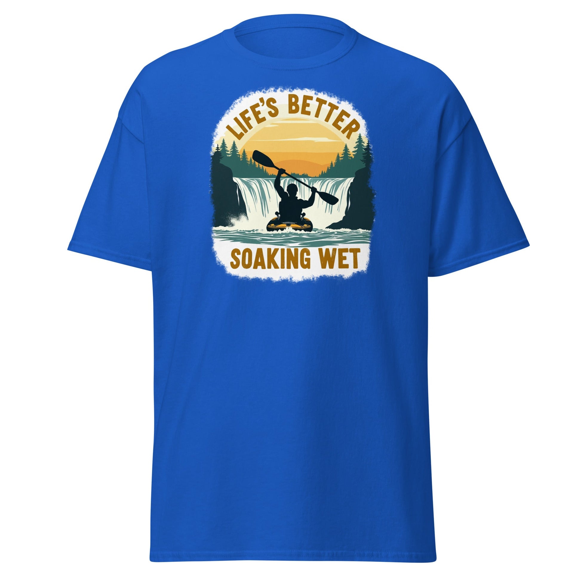 Kayaking "Life's Better Soaking Wet" Men's (Unisex) Classic Tee - Men's Shirts - Discovery Co.