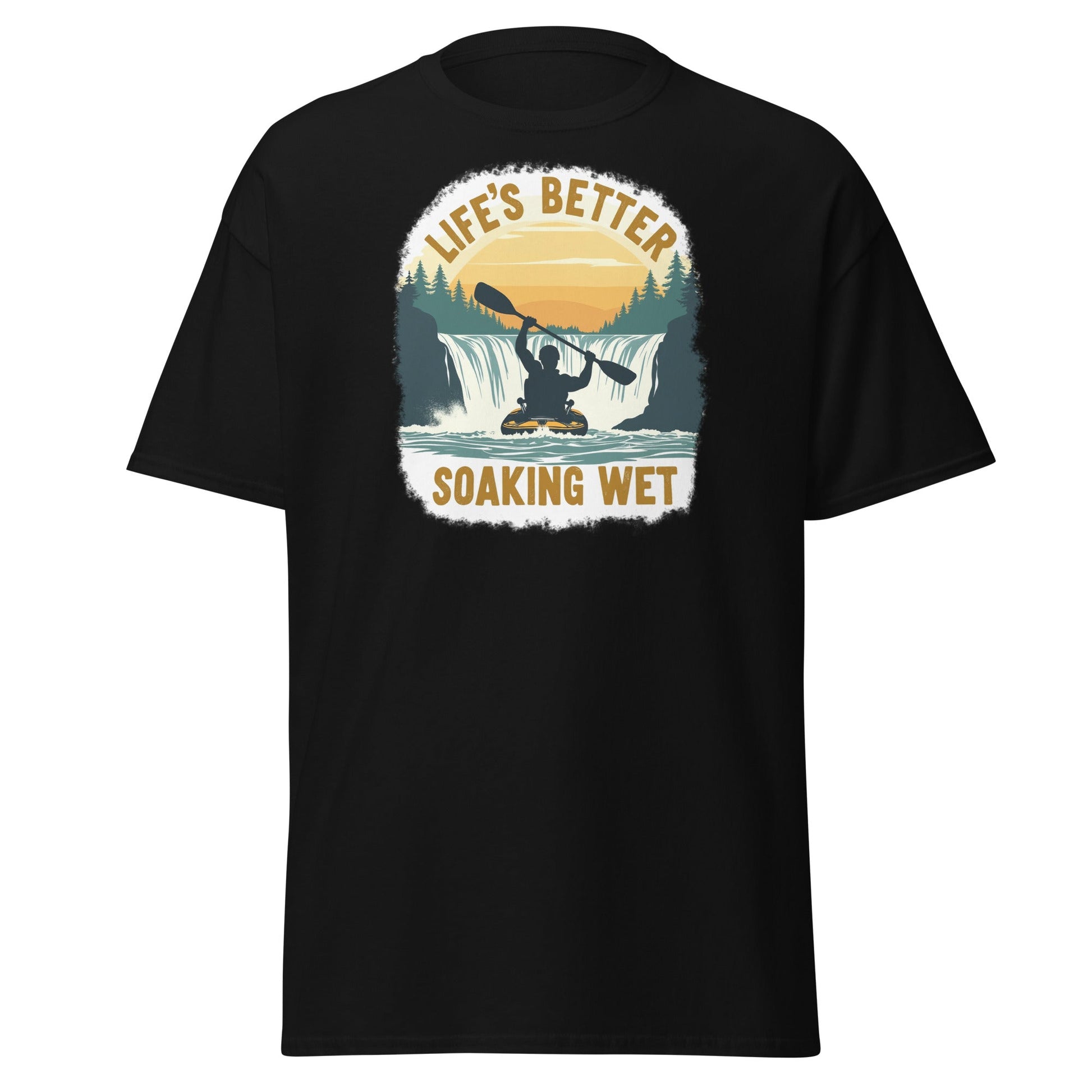Kayaking "Life's Better Soaking Wet" Men's (Unisex) Classic Tee - Men's Shirts - Discovery Co.