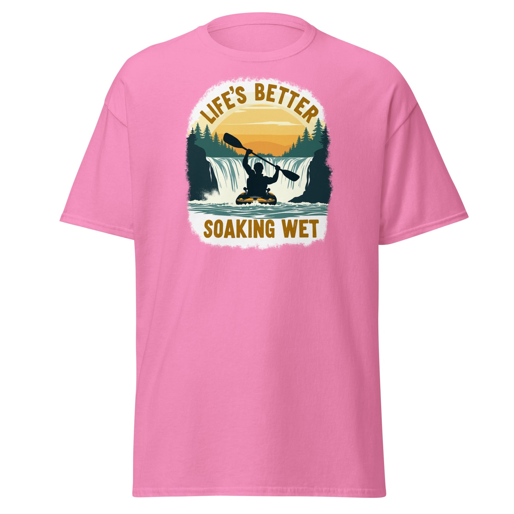 Kayaking "Life's Better Soaking Wet" Men's (Unisex) Classic Tee - Men's Shirts - Discovery Co.