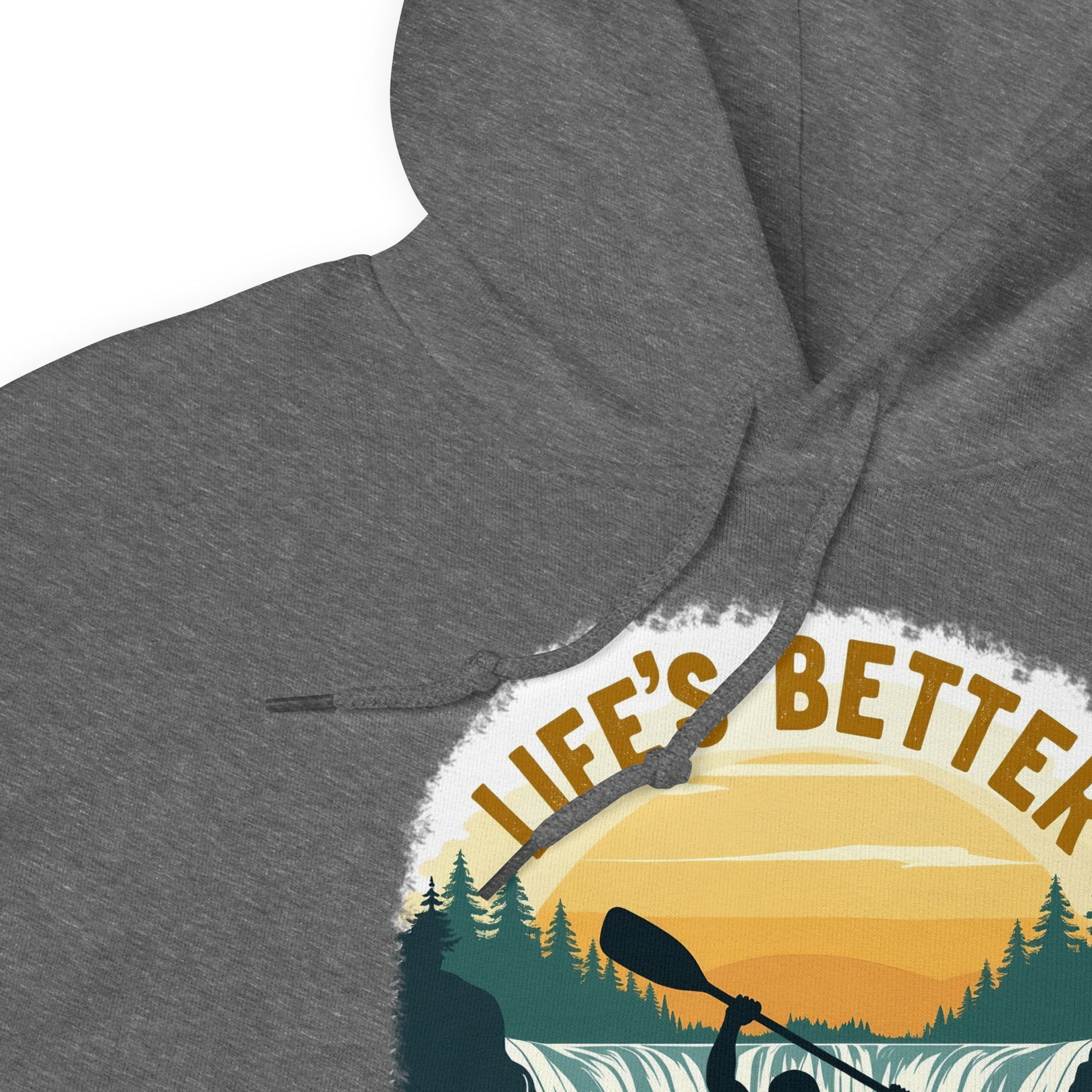 Kayaking "Life's Better Soaking Wet" Men's (Unisex) Hoodie - Hoodies - Discovery Co.