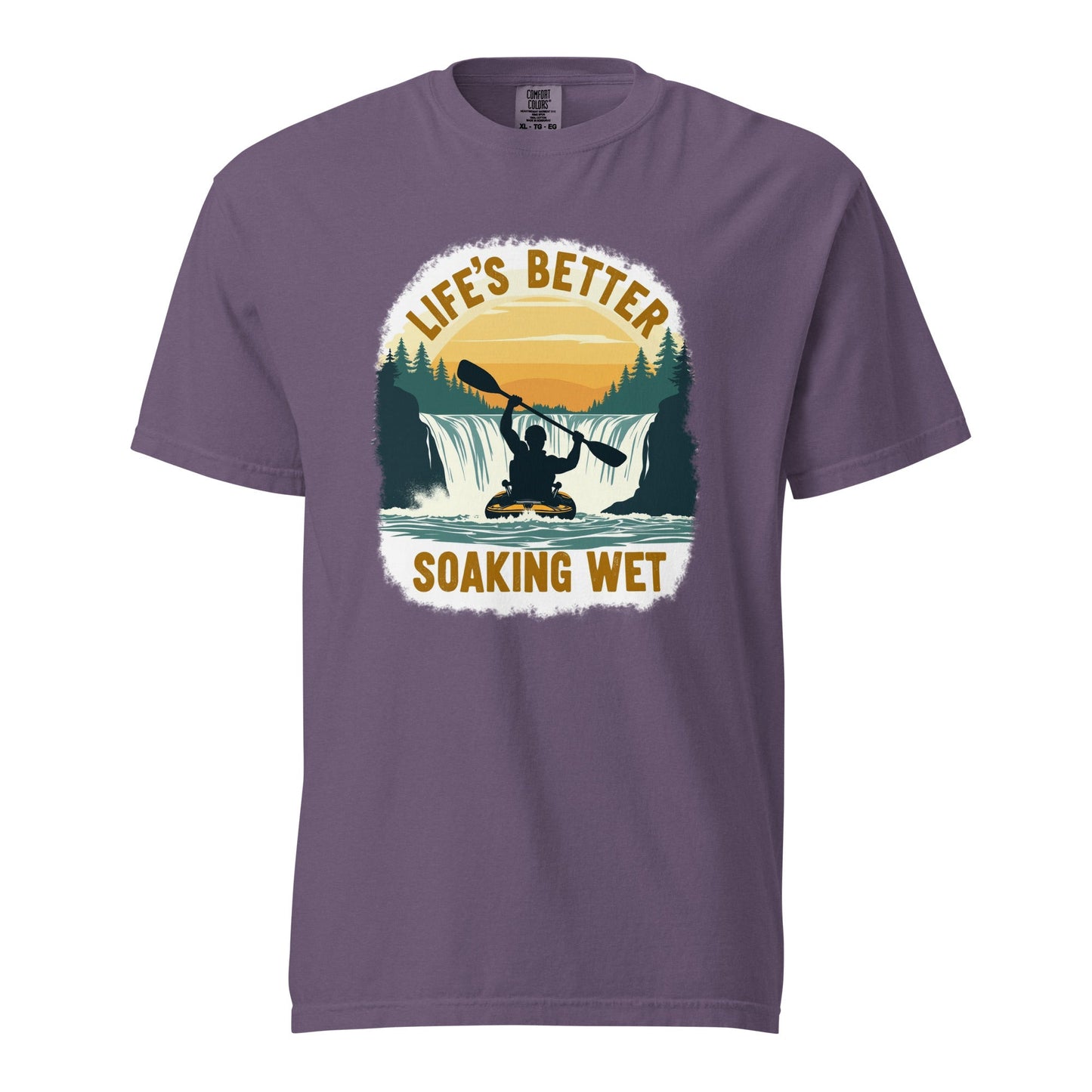 Kayaking "Life's Better Soaking Wet" Men's (Unisex) Premium Tee - Men's Shirts - Discovery Co.