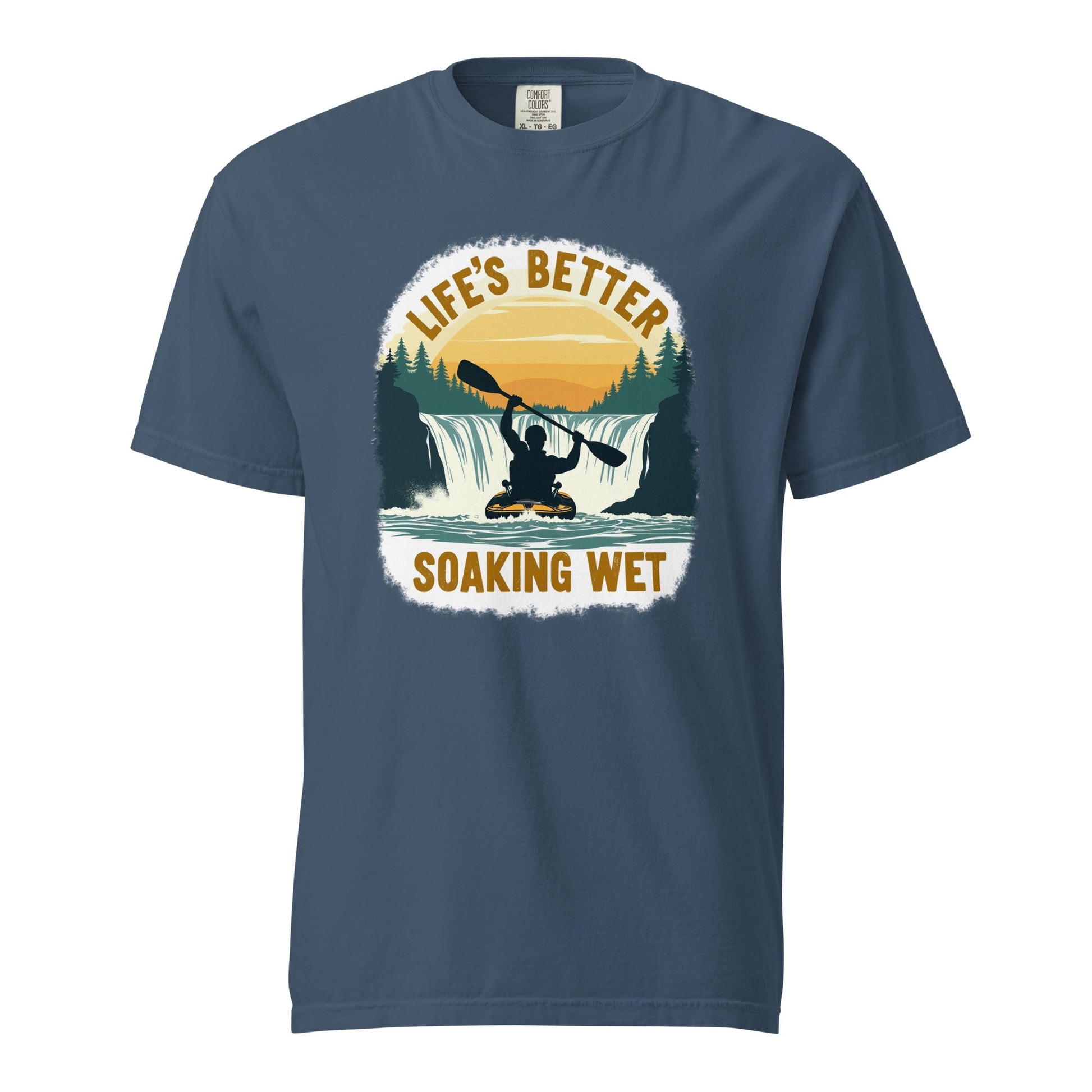 Kayaking "Life's Better Soaking Wet" Men's (Unisex) Premium Tee - Men's Shirts - Discovery Co.