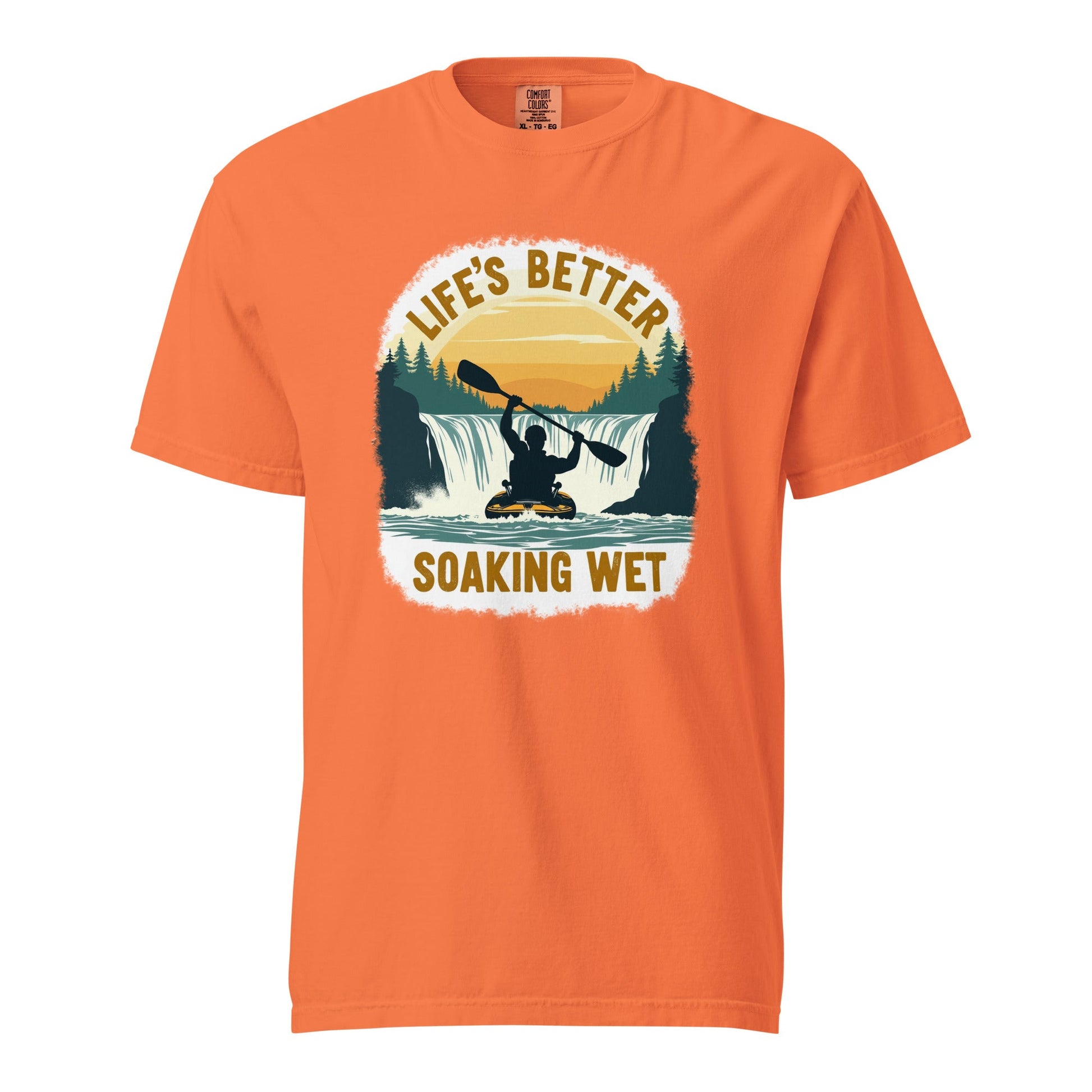Kayaking "Life's Better Soaking Wet" Men's (Unisex) Premium Tee - Men's Shirts - Discovery Co.