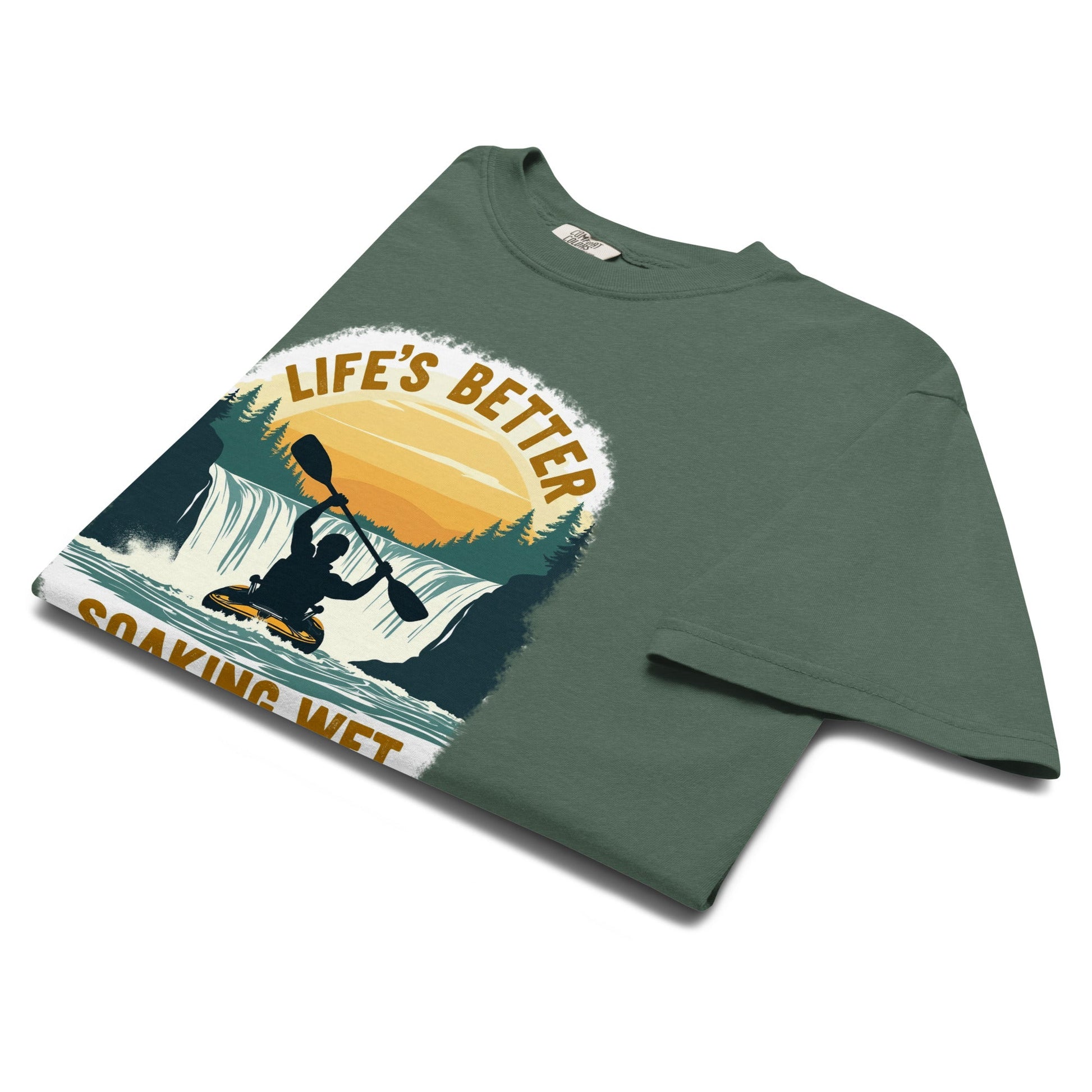 Kayaking "Life's Better Soaking Wet" Men's (Unisex) Premium Tee - Men's Shirts - Discovery Co.