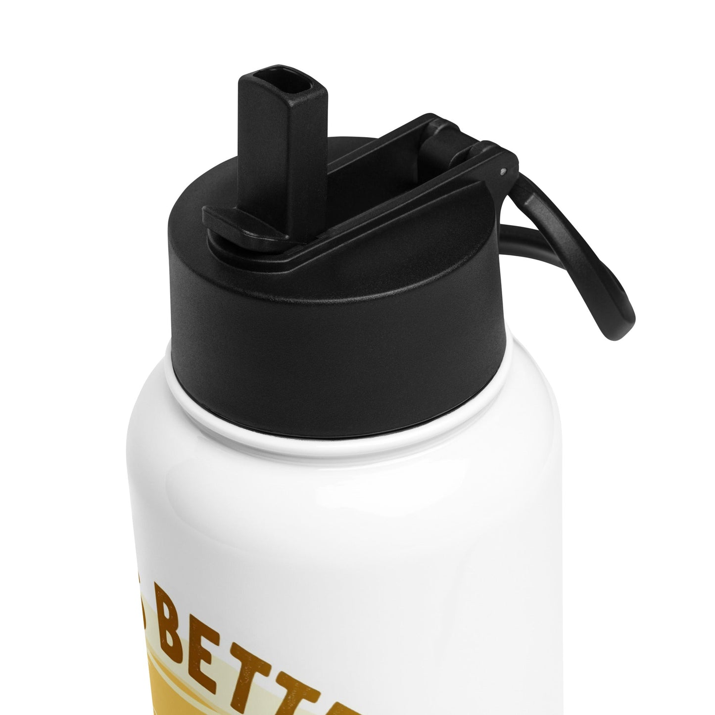 Kayaking "Life's Better Soaking Wet" Stainless Steel Water Bottle With Straw Lid - Stainless Steel Water Bottle With Straw Lid - Discovery Co.