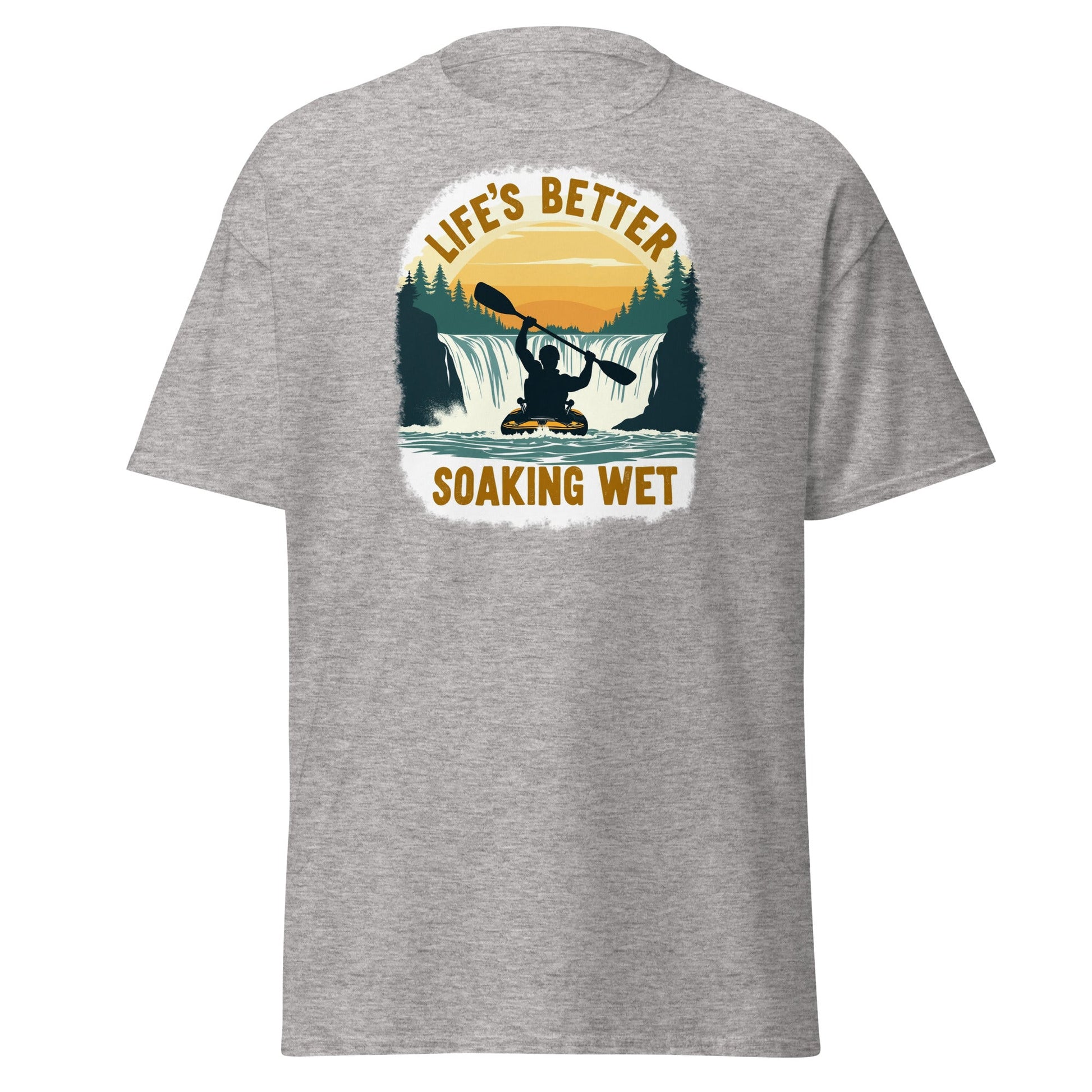 Kayaking "Life's Better Soaking Wet" Women's (Unisex) Classic Tee - Women's Shirts - Discovery Co.