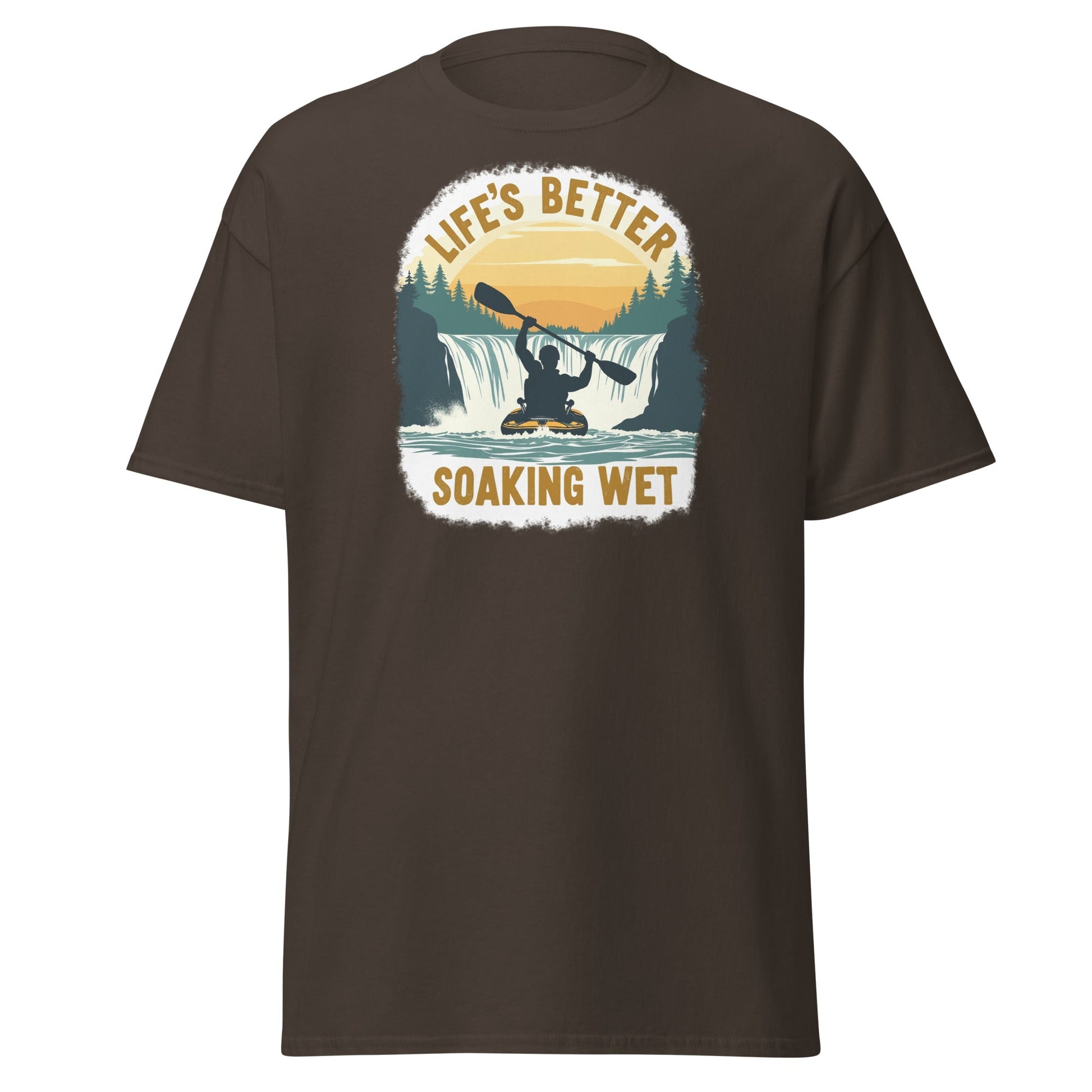 Kayaking "Life's Better Soaking Wet" Women's (Unisex) Classic Tee - Women's Shirts - Discovery Co.